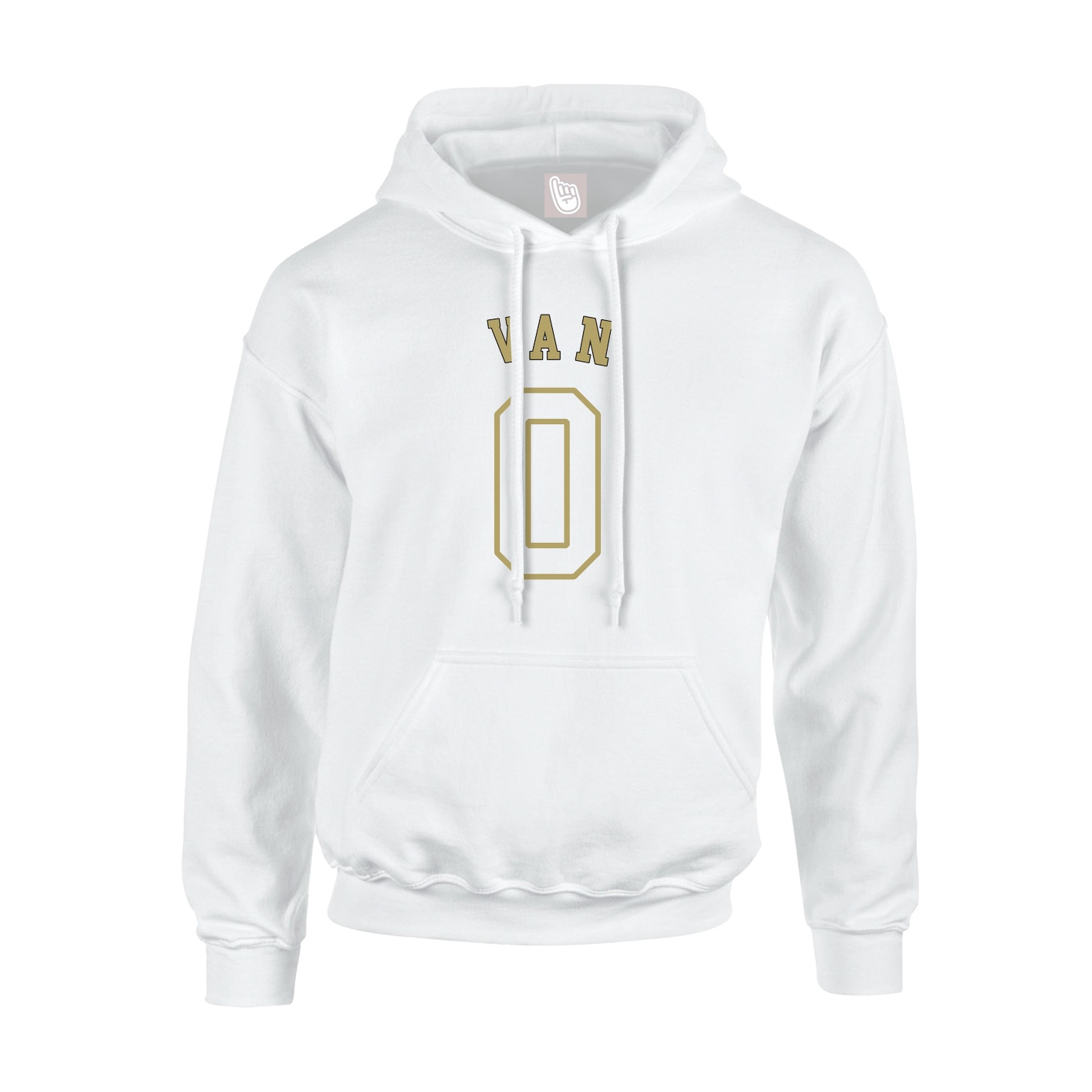 Hoodie — Shirsey Arch in White