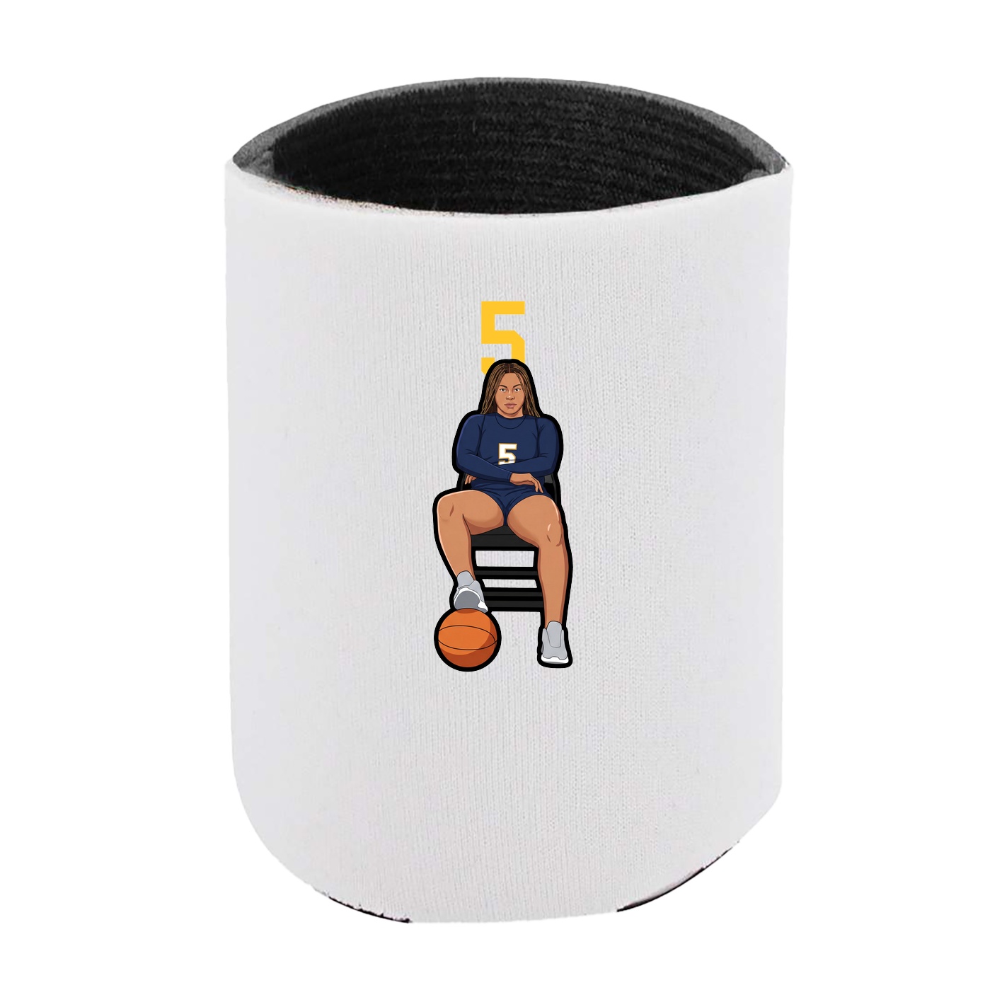 Can Holder — Number Top in White