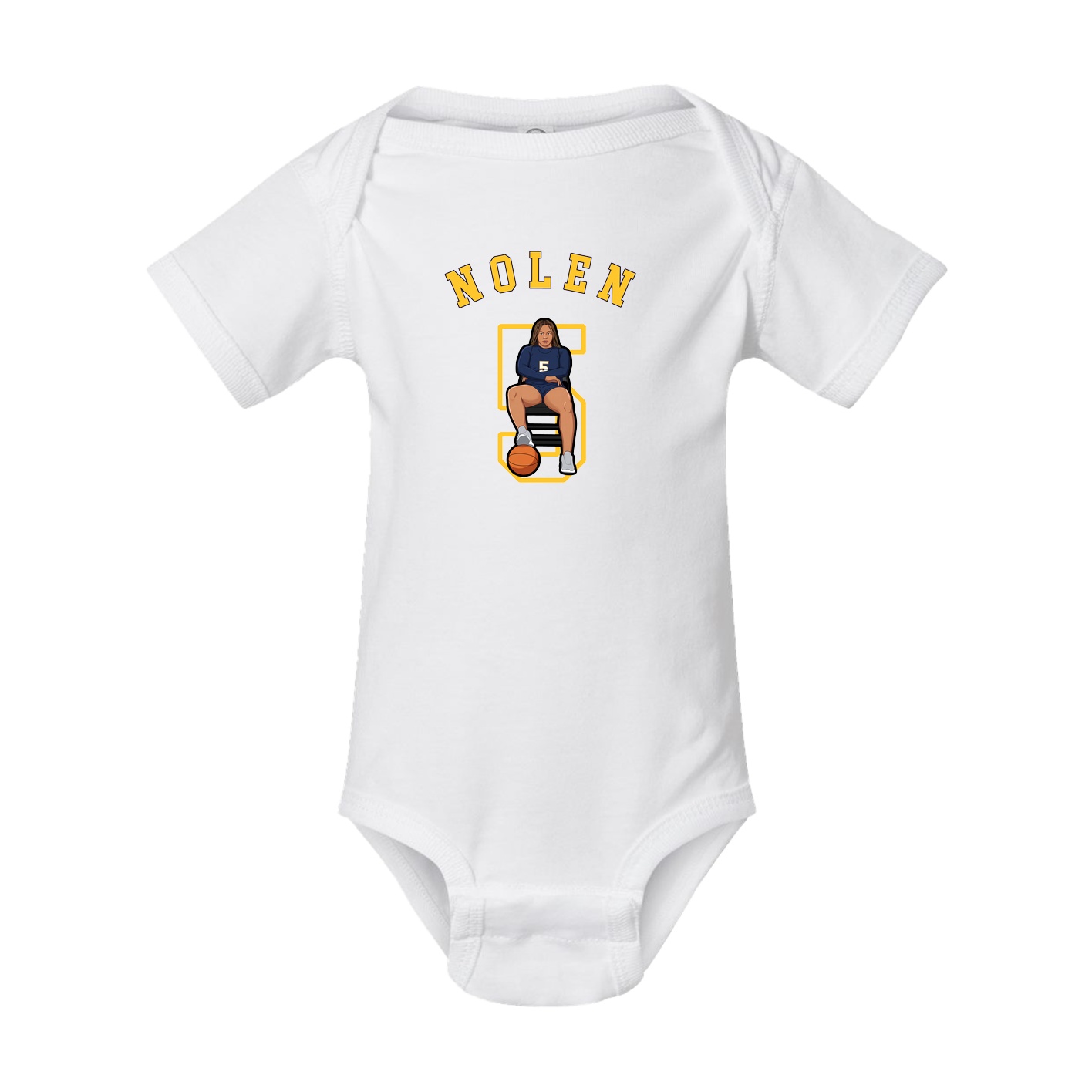 Baby Onesie — Shirsey Arch in White