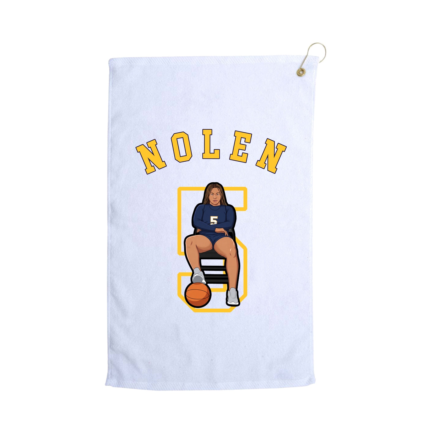 Golf Towel — Shirsey Arch in White