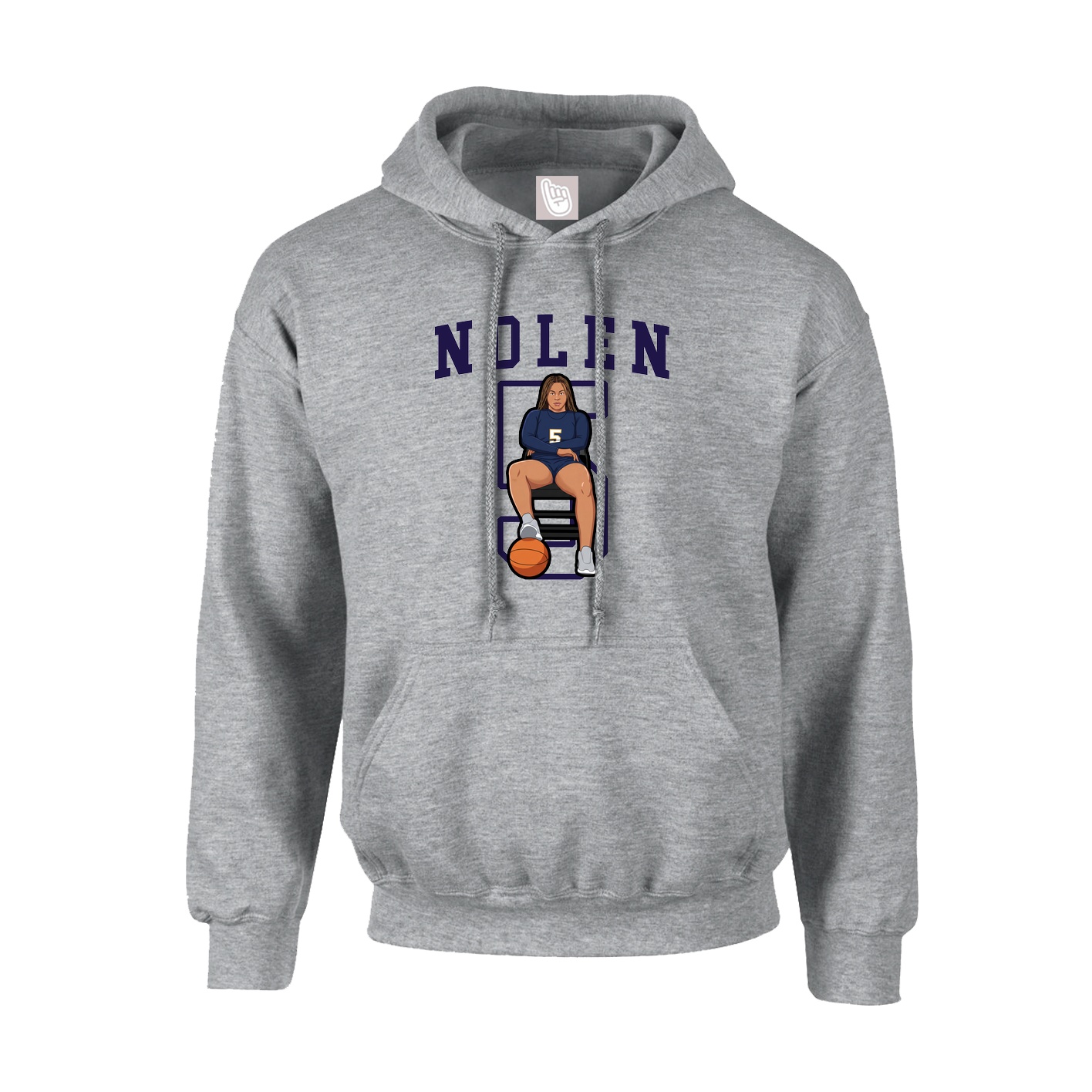 Hoodie — Shirsey in Grey