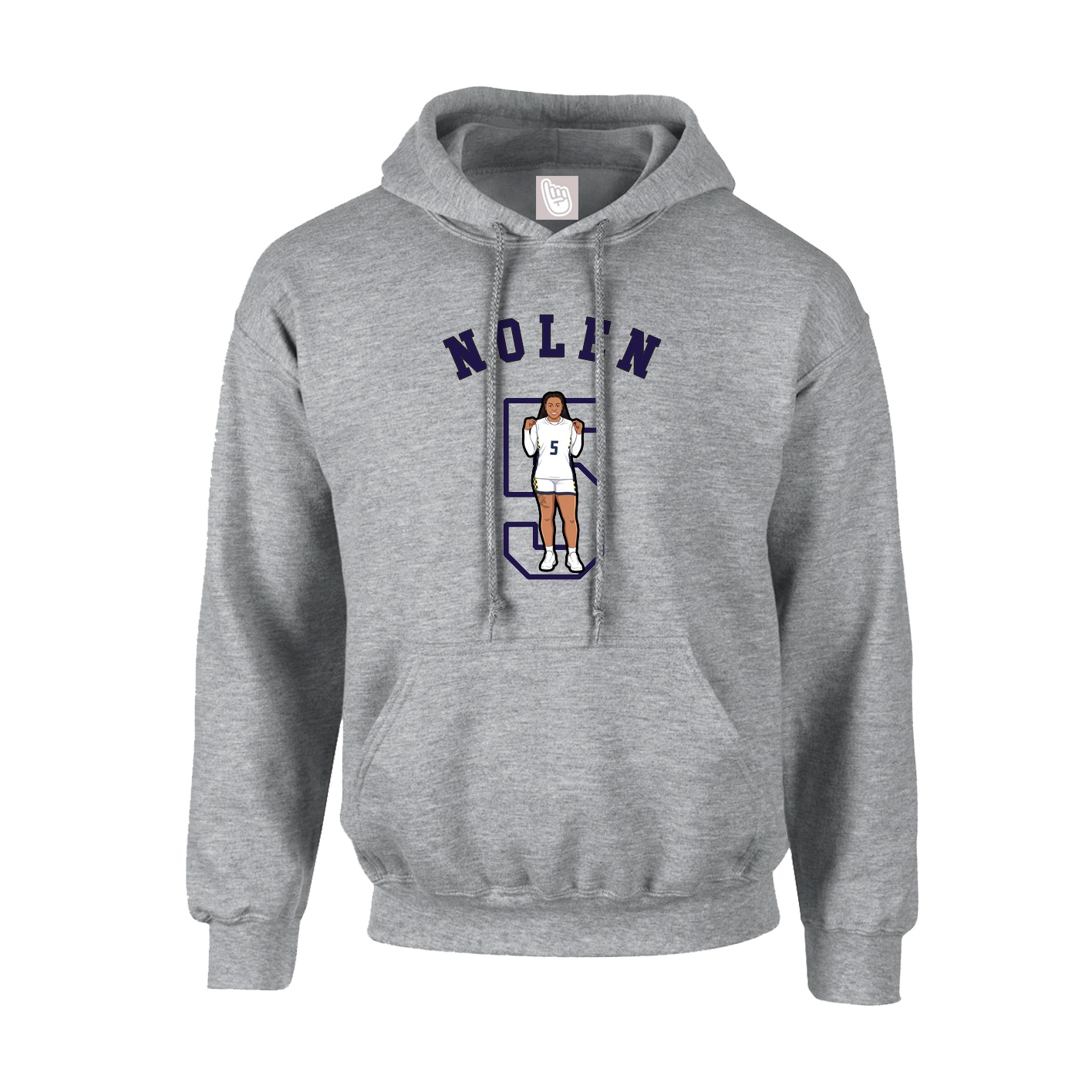 Youth Hoodie — Shirsey Arch in Grey