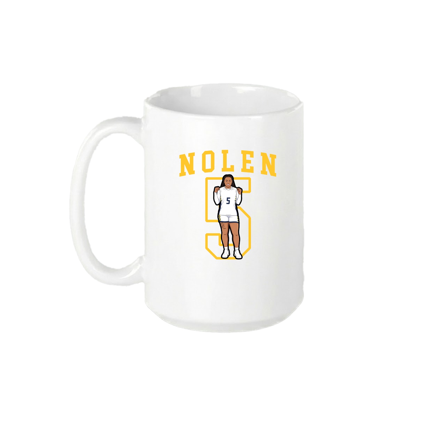 15oz Coffee Mug — Shirsey in White