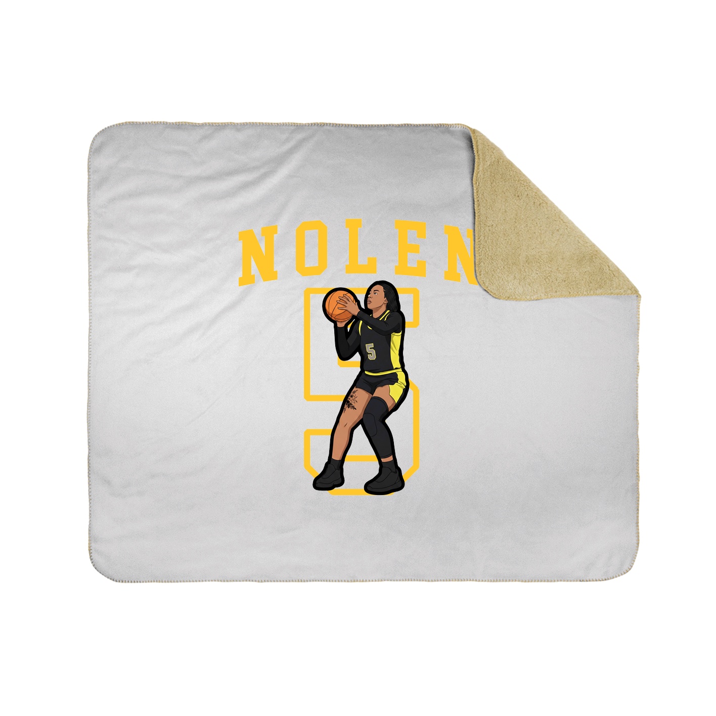 Throw Blanket — Shirsey in White