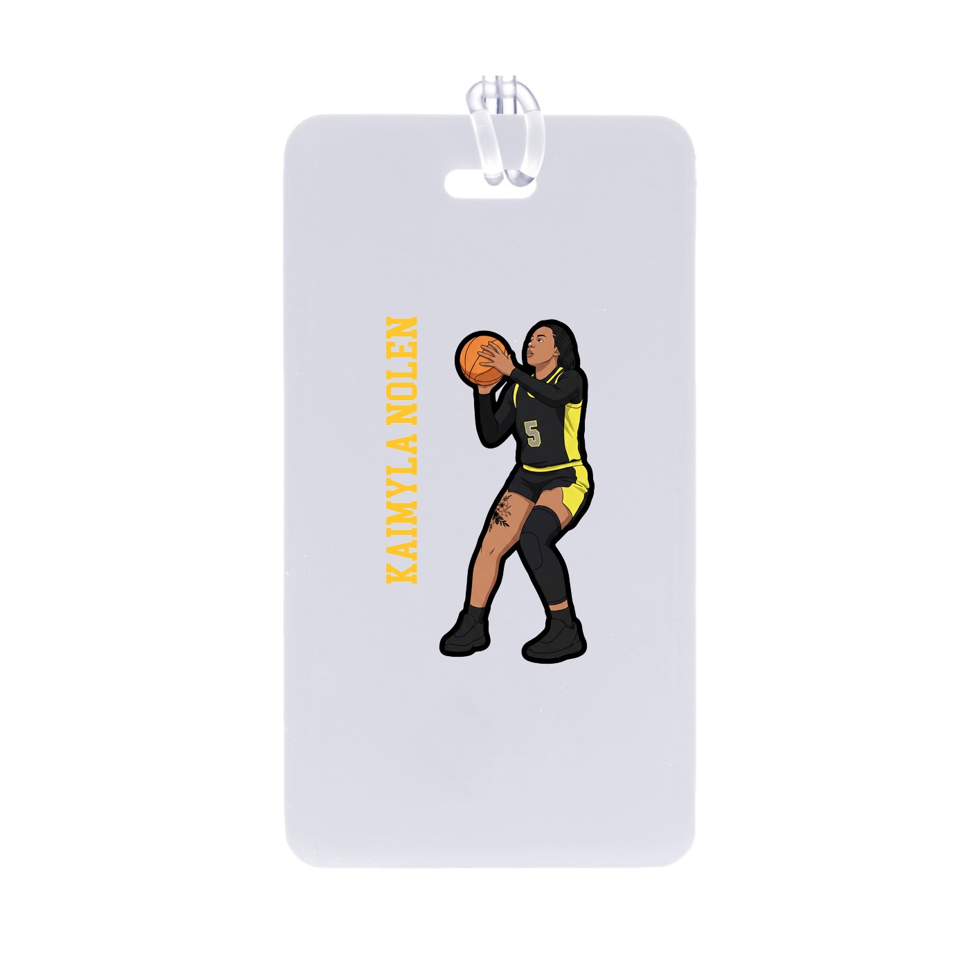 Bag Tag — Name Vertical in Classic