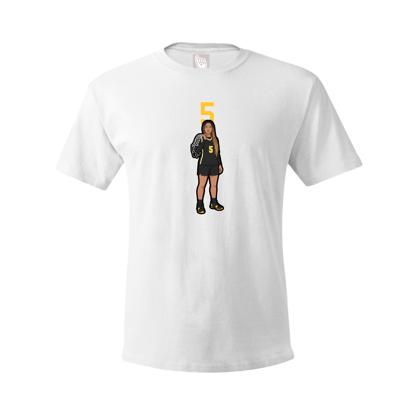 Tee — Number Top in White
