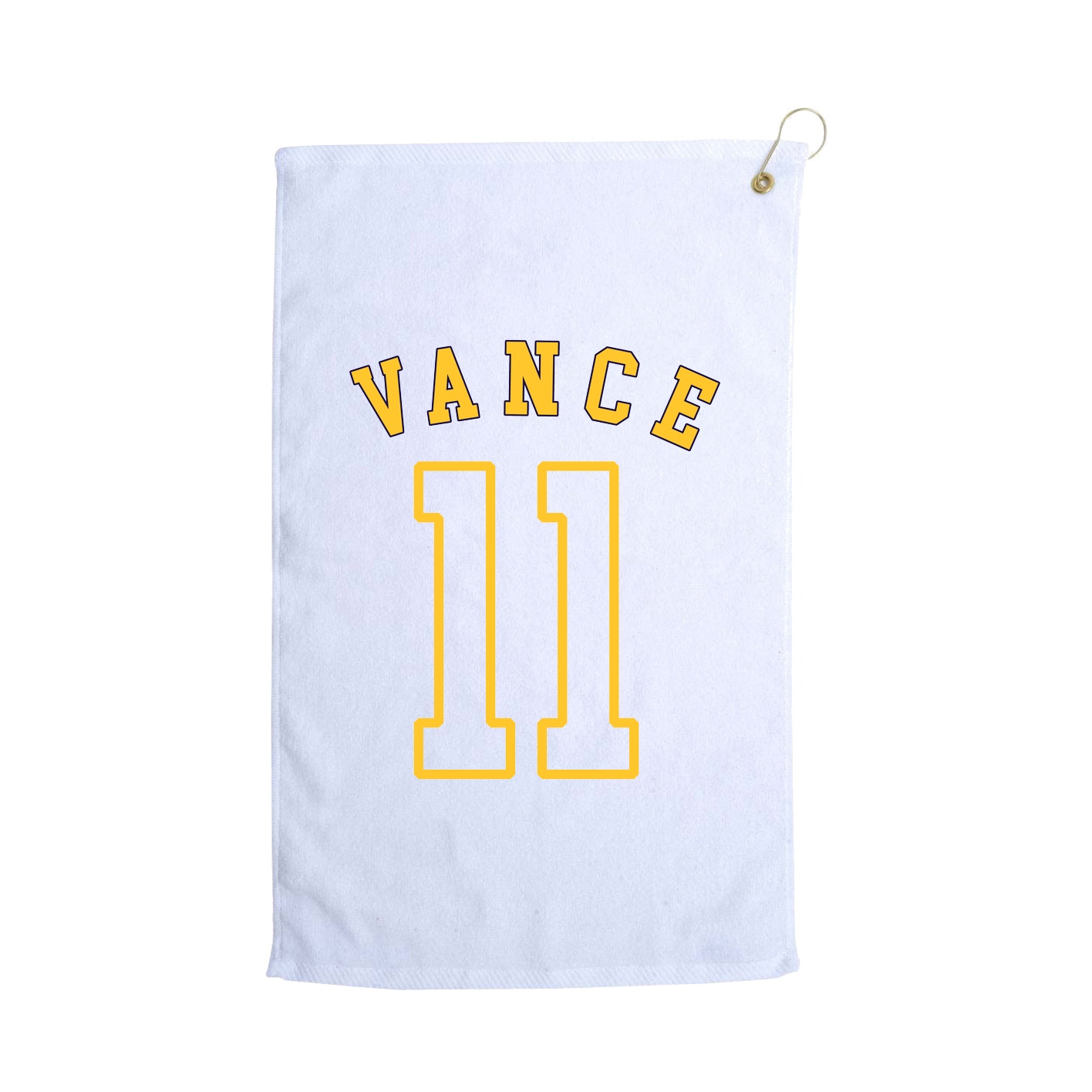 Golf Towel — Shirsey Arch in White