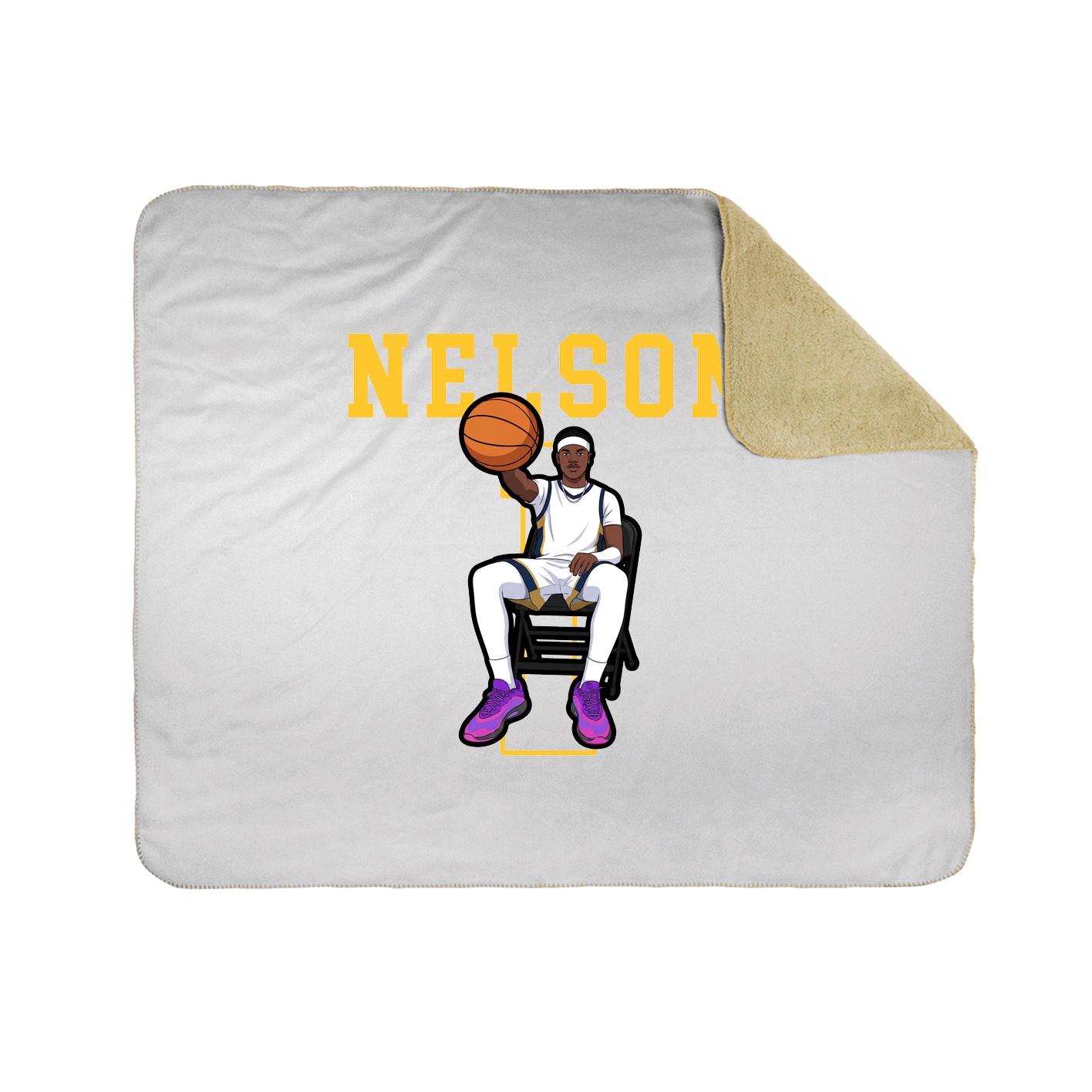 50x60 Sherpa Lined Throw Blanket