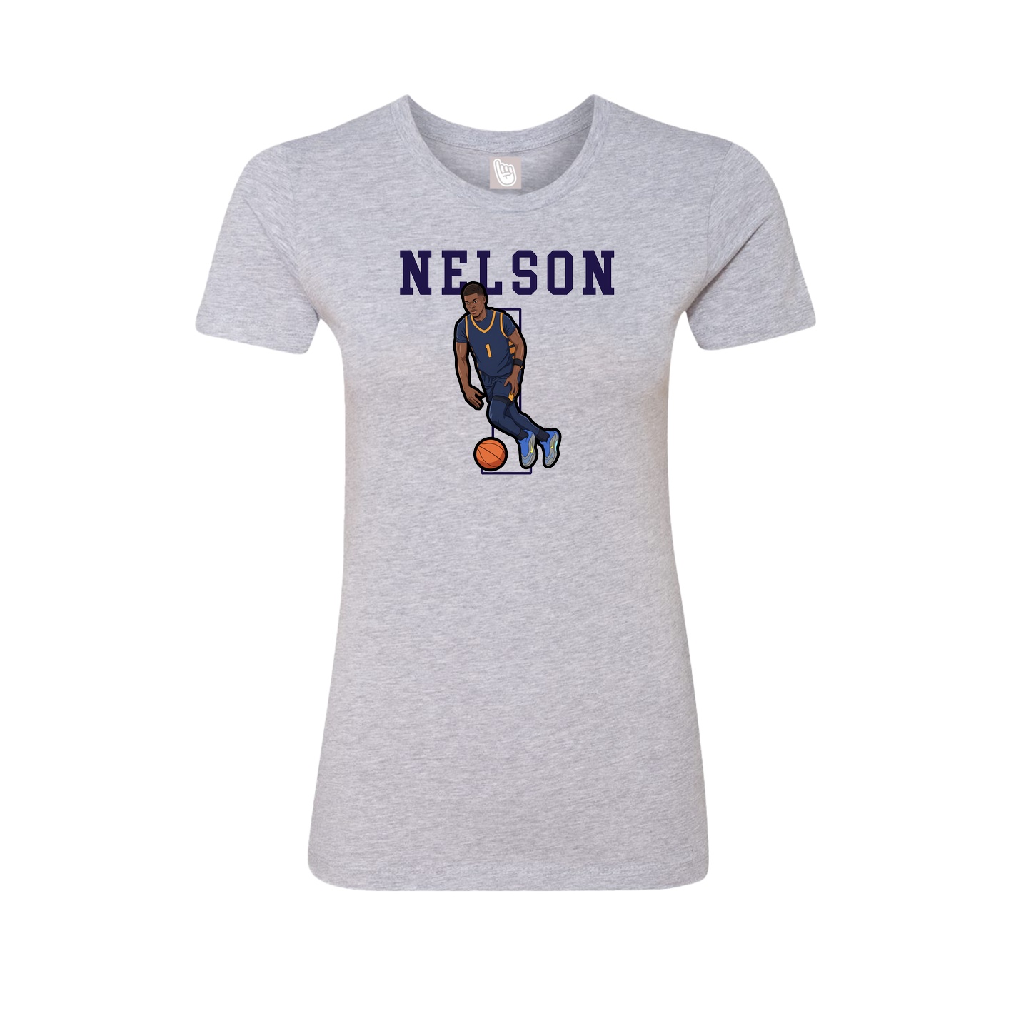 Fitted Women's Tee — Shirsey in Grey