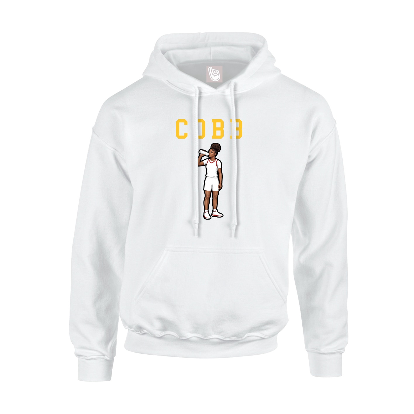 Hoodie — Shirsey in White