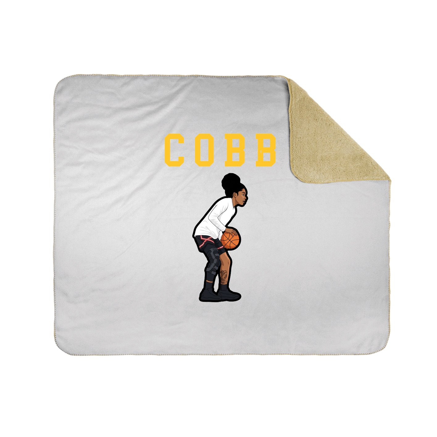 Throw Blanket — Shirsey in White