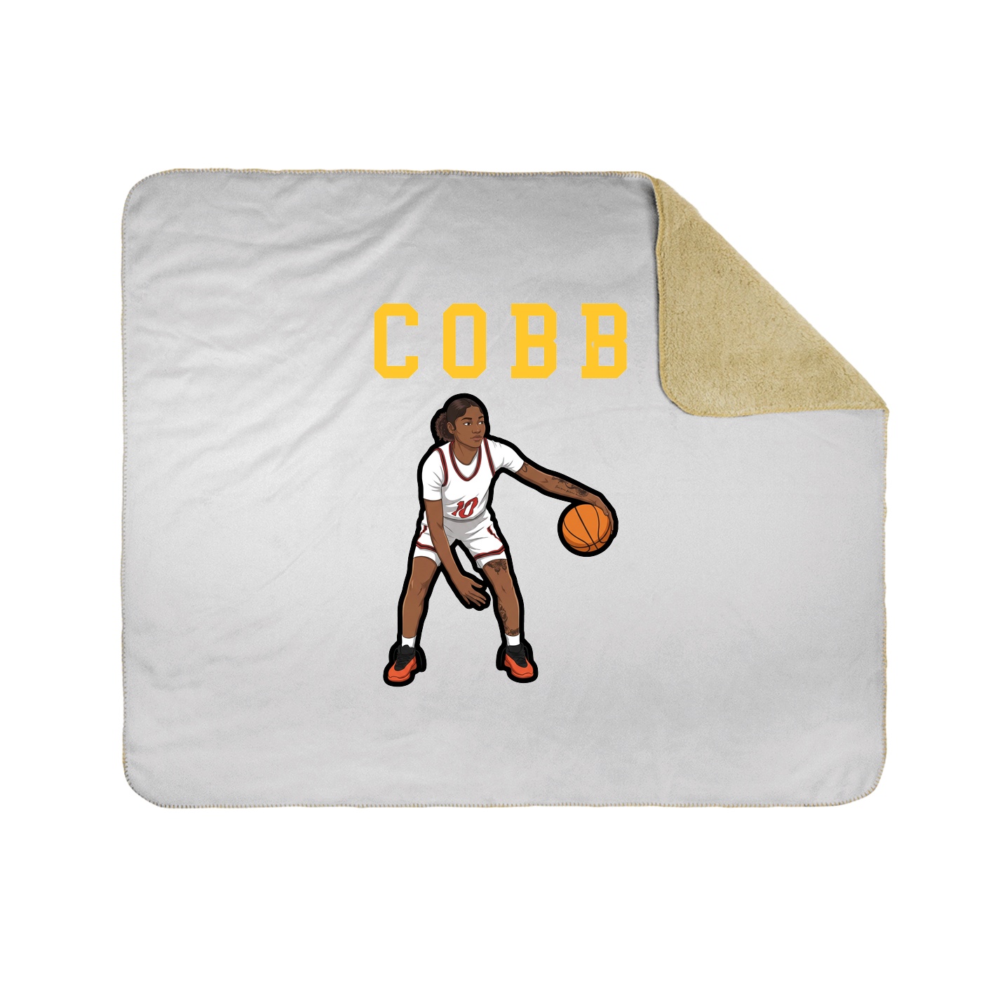 Throw Blanket — Shirsey in White