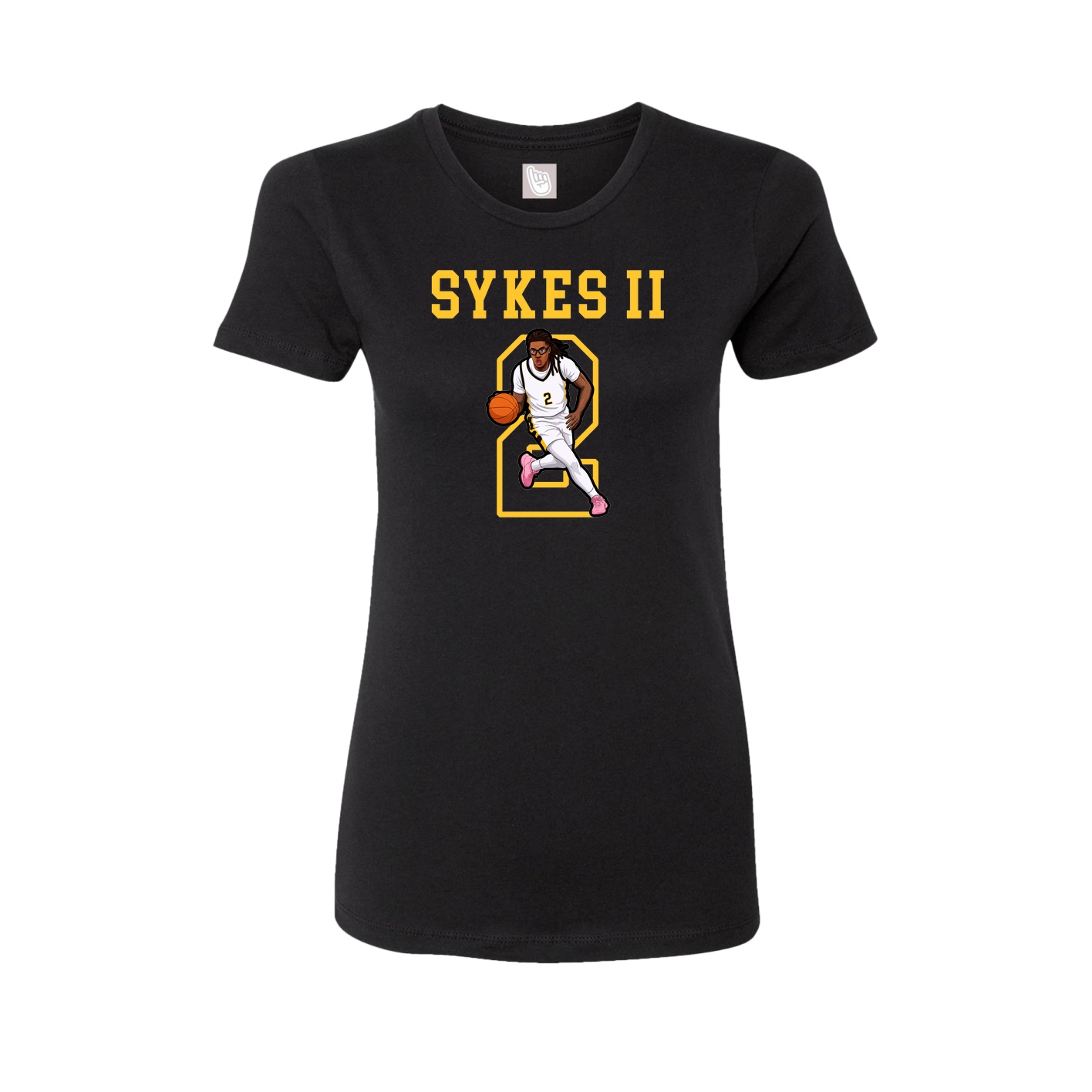 Fitted Women's Tee — Shirsey in Black