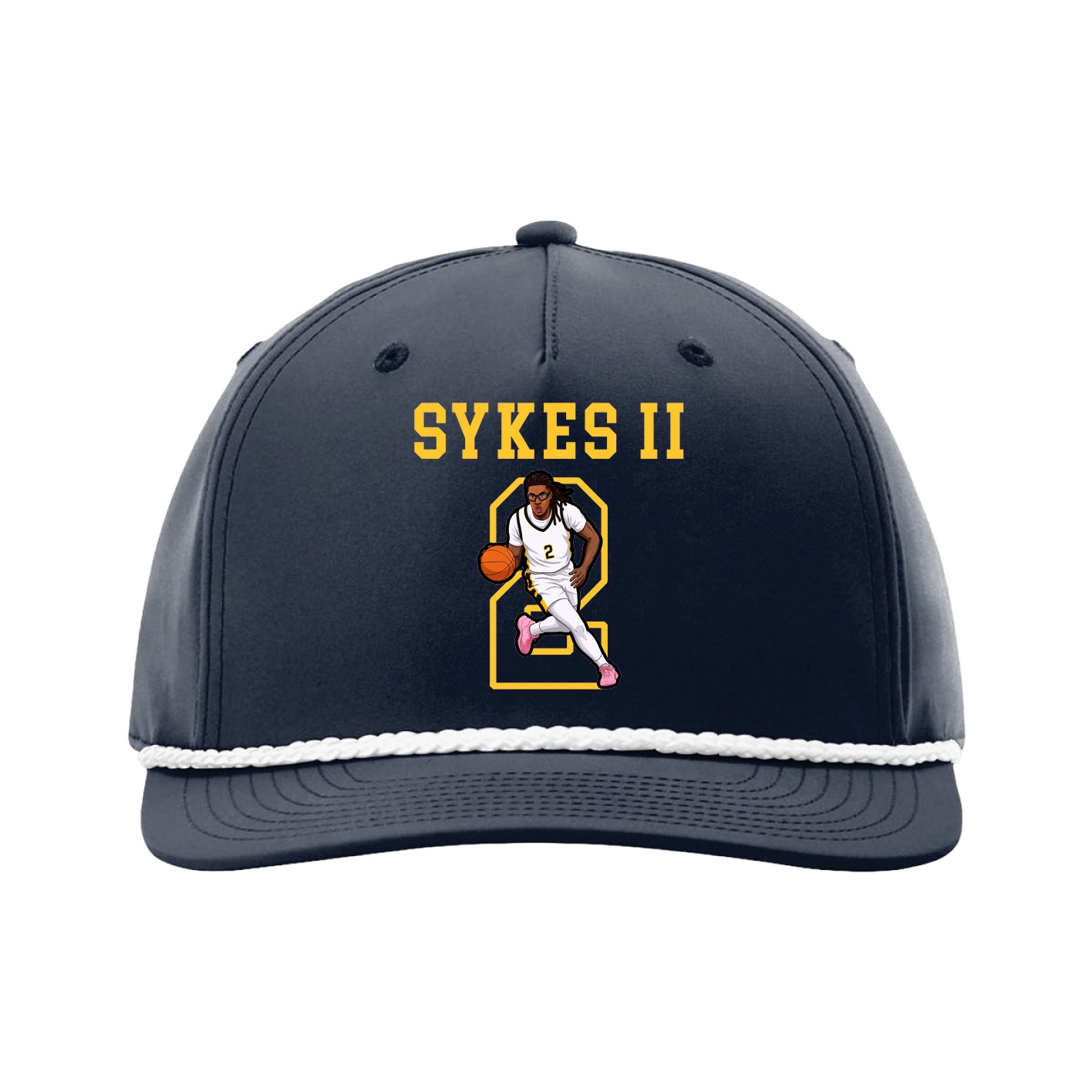 Five-Panel Classic Rope Cap — Shirsey in Navy
