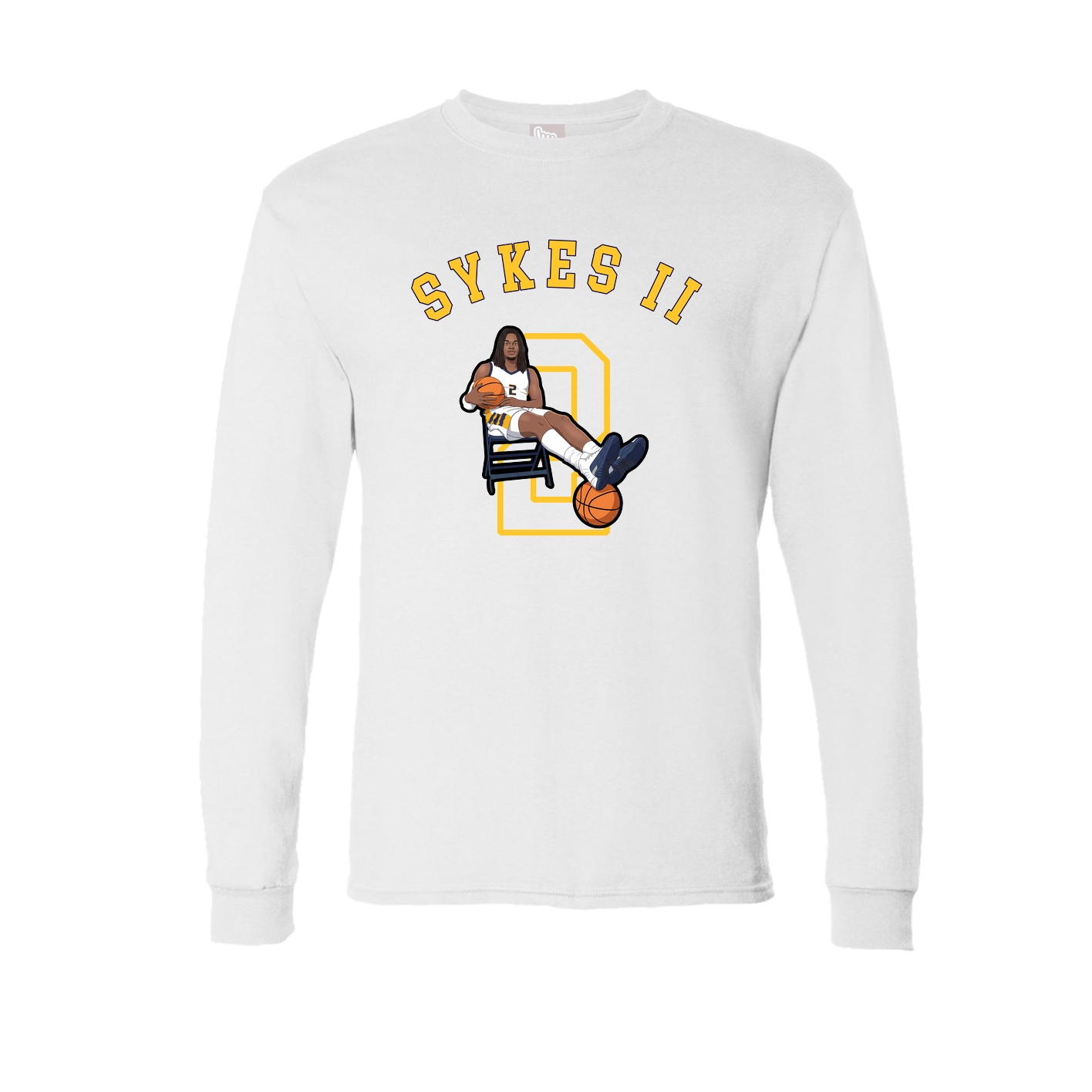 Long Sleeve Tee — Shirsey Arch in White