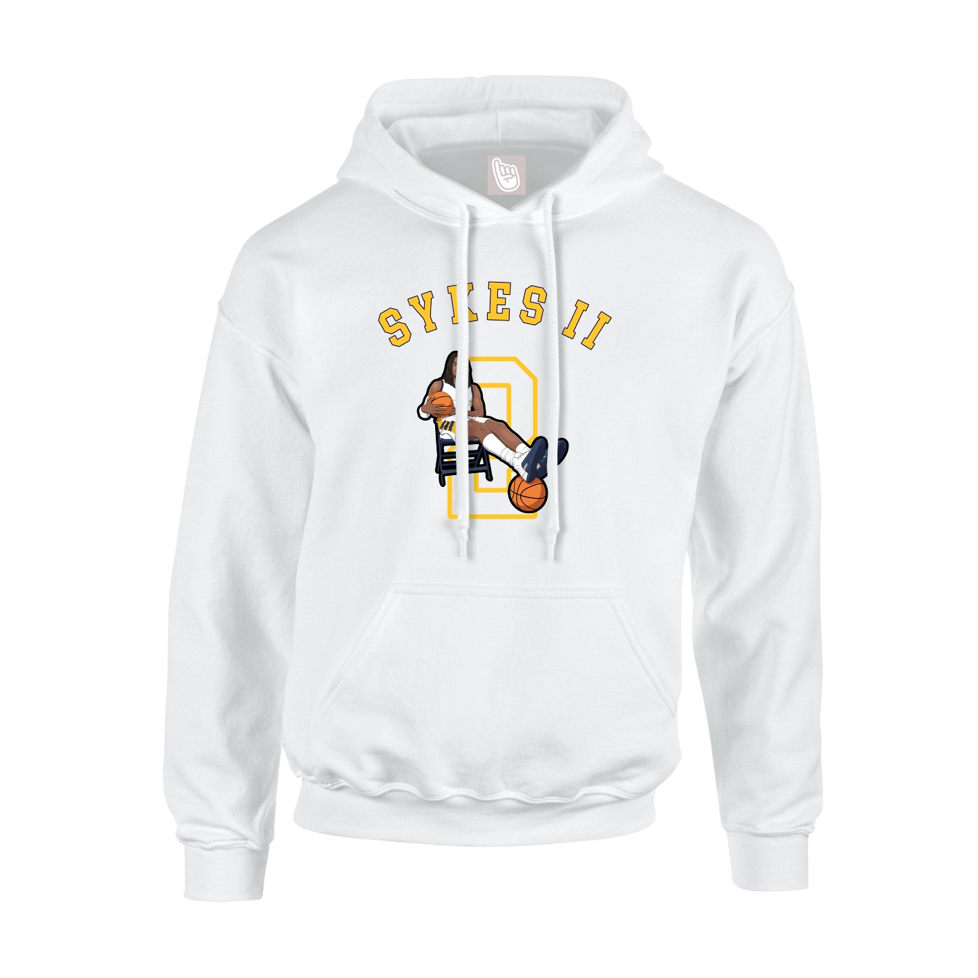 Youth Hoodie — Shirsey Arch in White