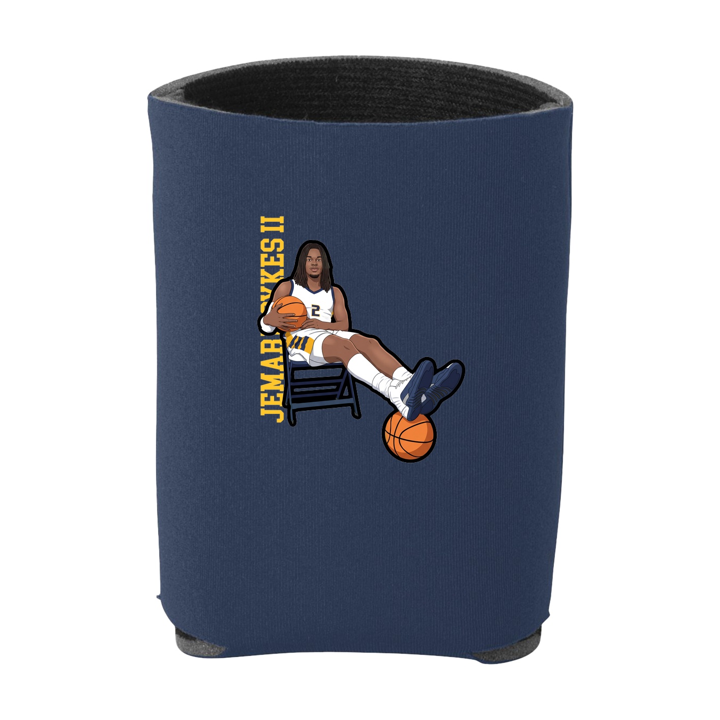 Can Holder — Name Vertical in Navy