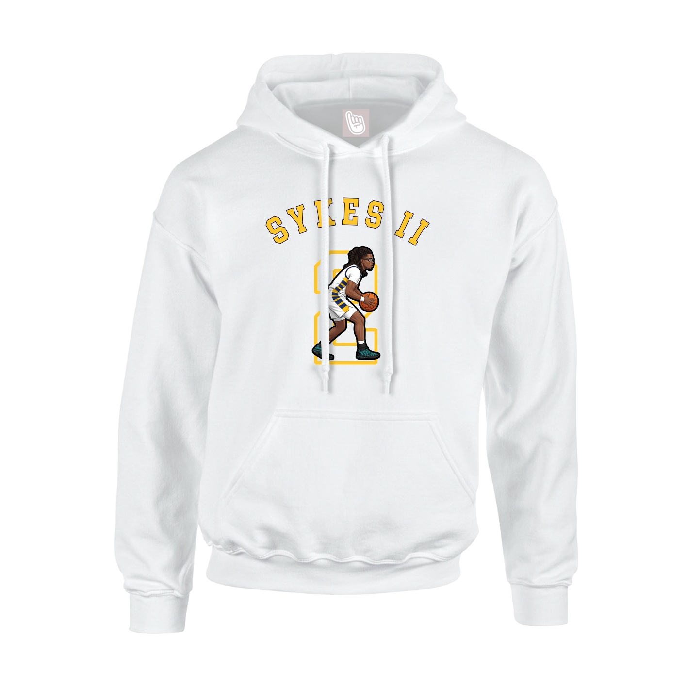 Hoodie — Shirsey Arch in White