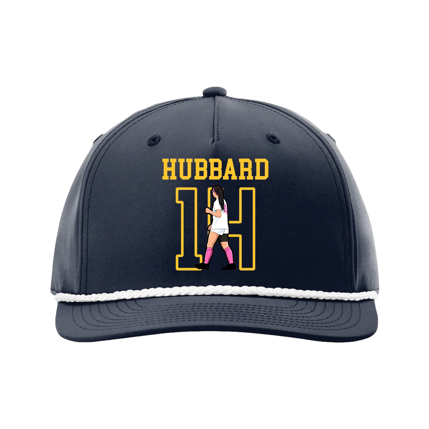 Five-Panel Classic Rope Cap — Shirsey in Navy