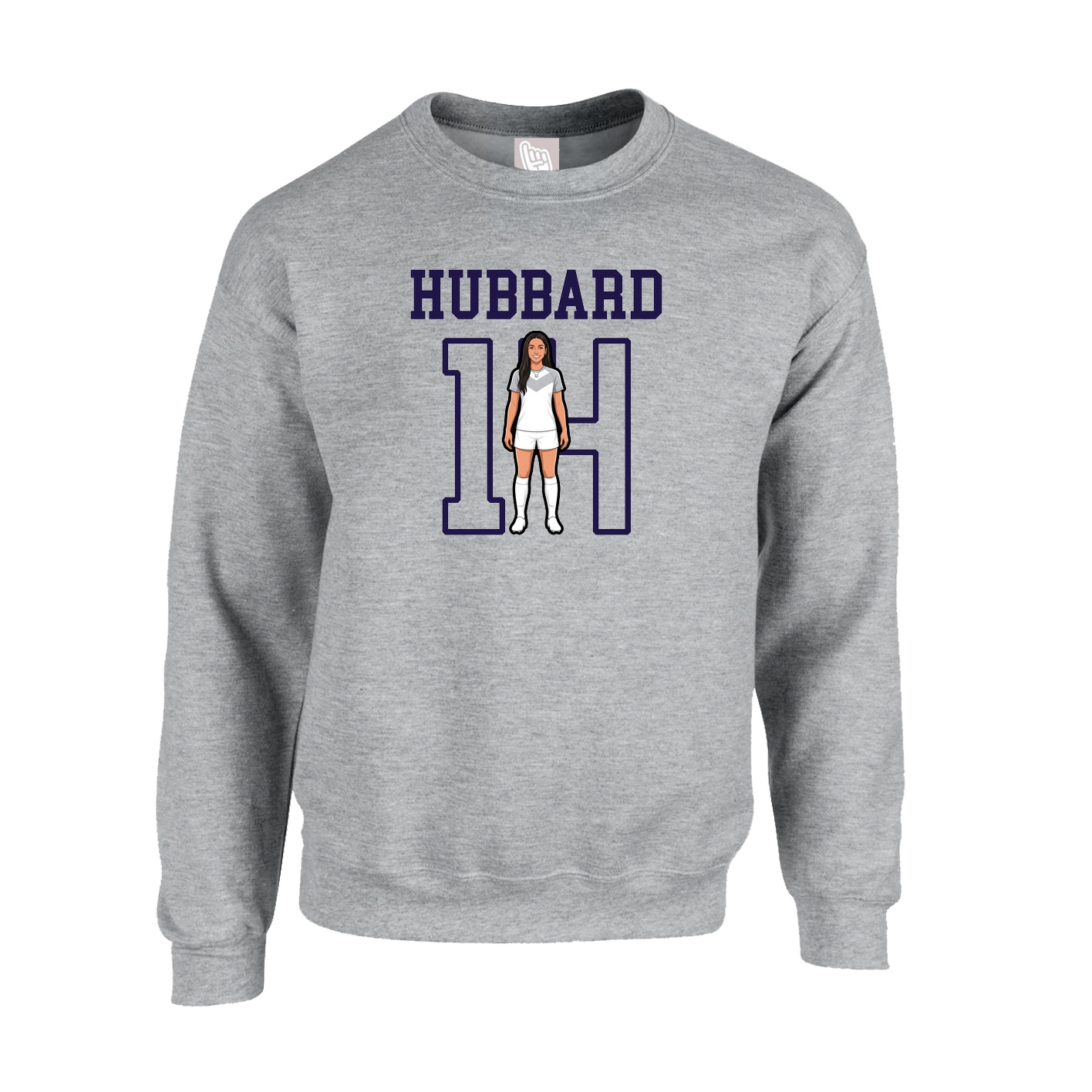 Fleece Crew — Shirsey in Grey