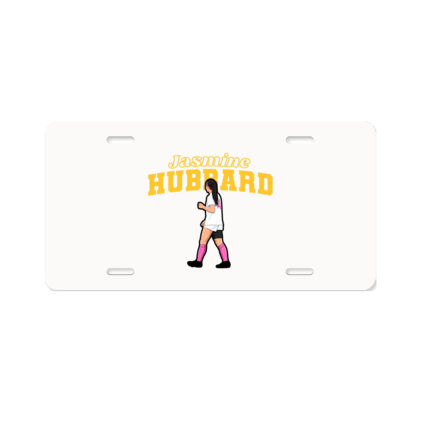 License Plate — Name Arch in Classic