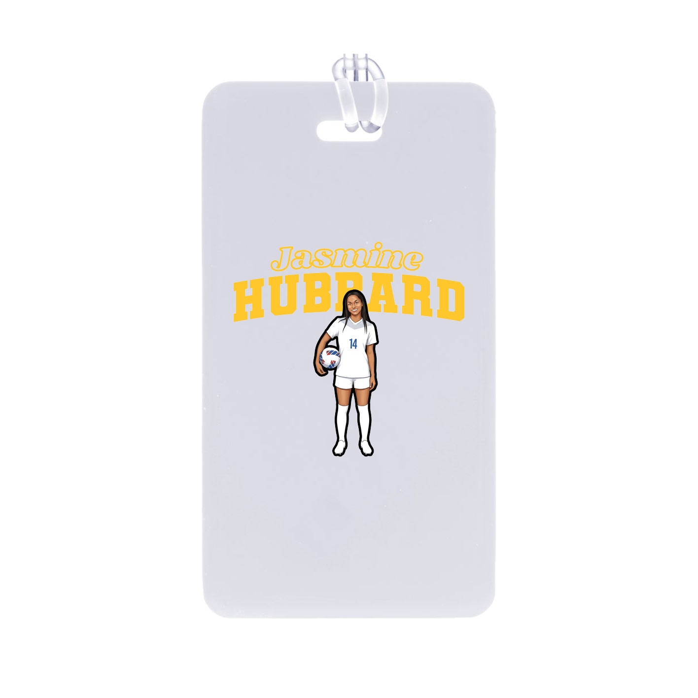 Bag Tag — Name Arch in Classic