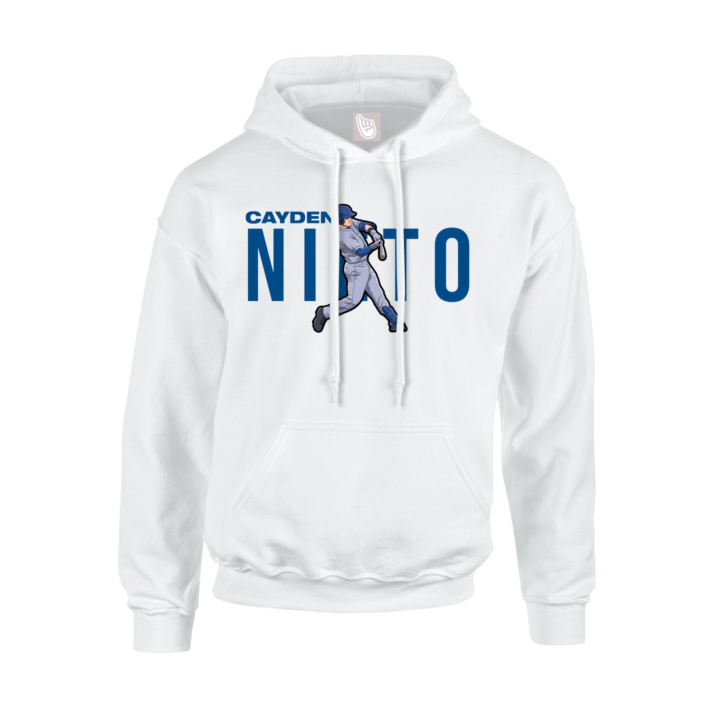 Hoodie — Player Name in White