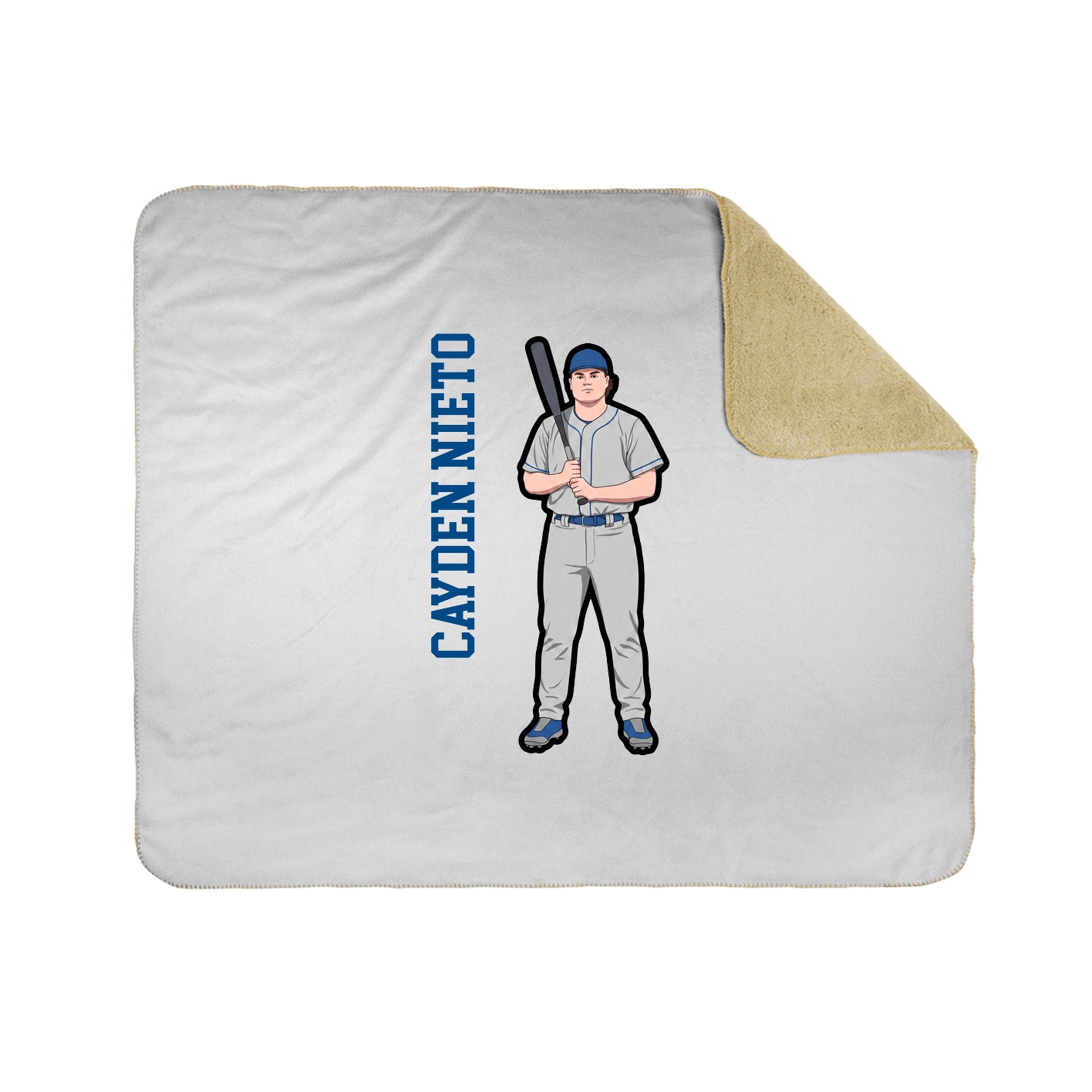 50x60 Sherpa Lined Throw Blanket