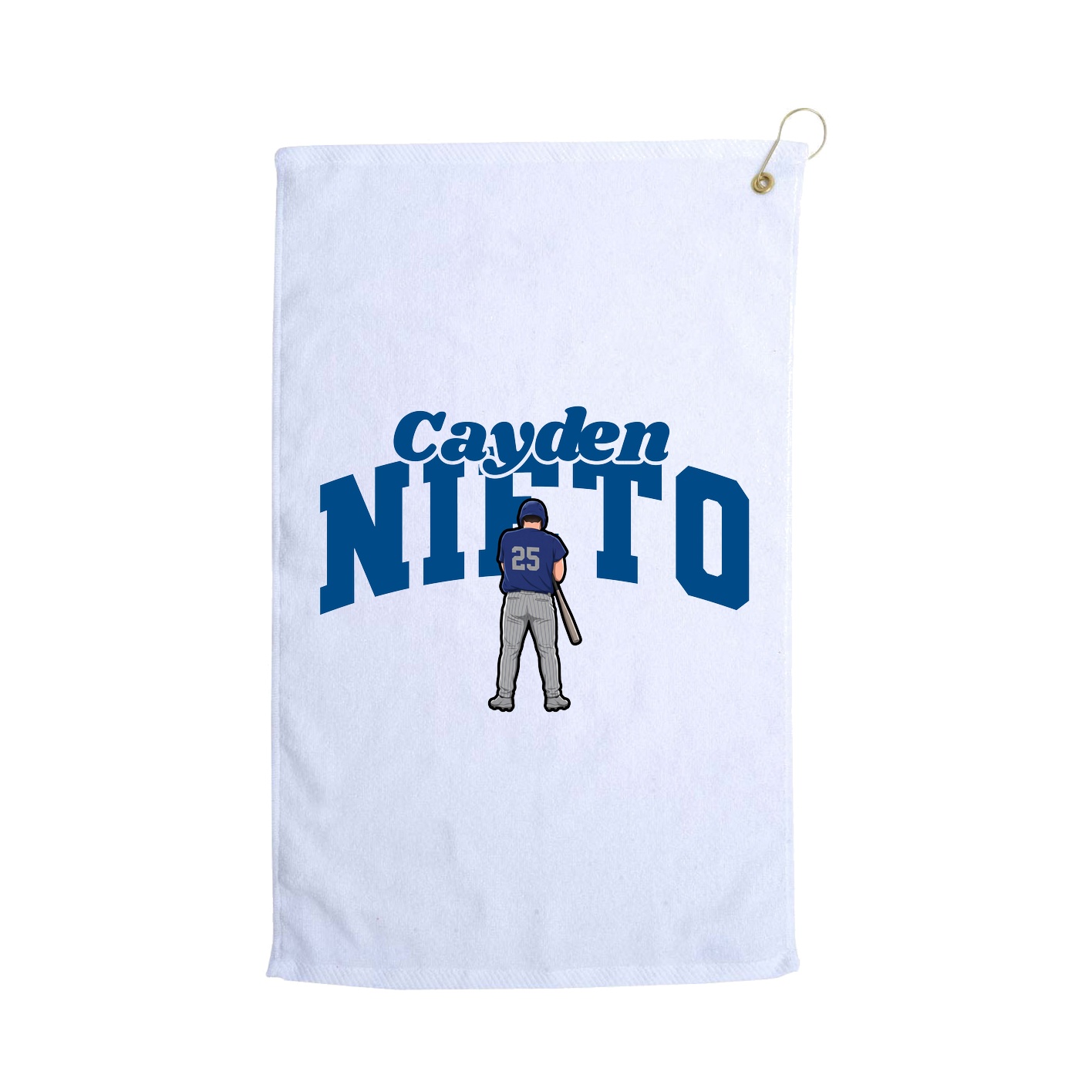 Golf Towel — Signature Arch in White