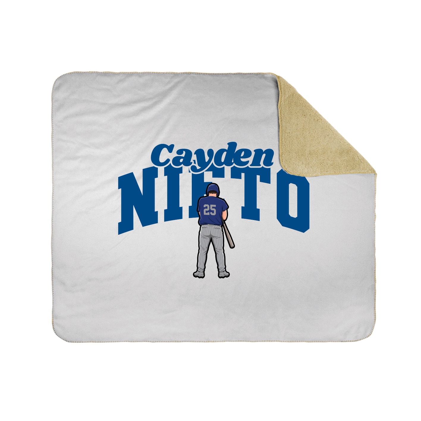 Throw Blanket — Signature Arch in White