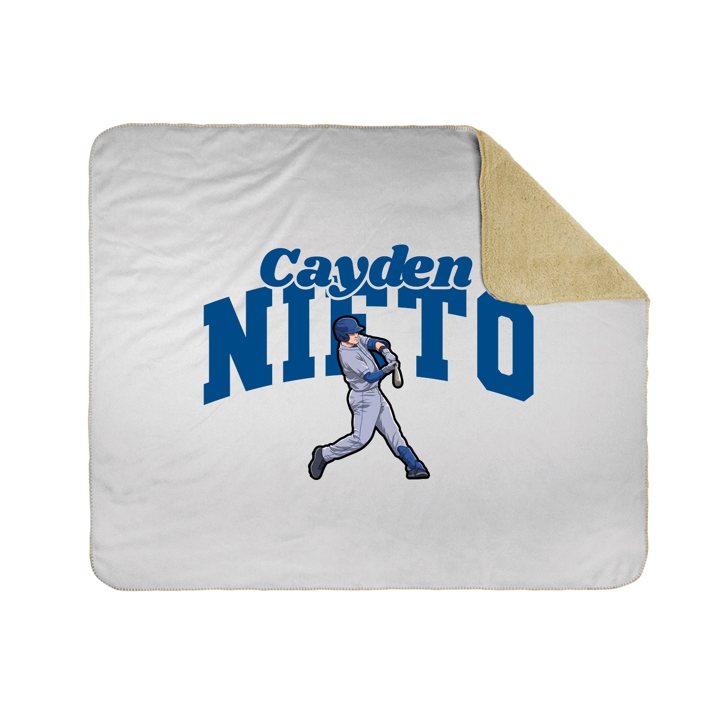 Throw Blanket — Signature Arch in White