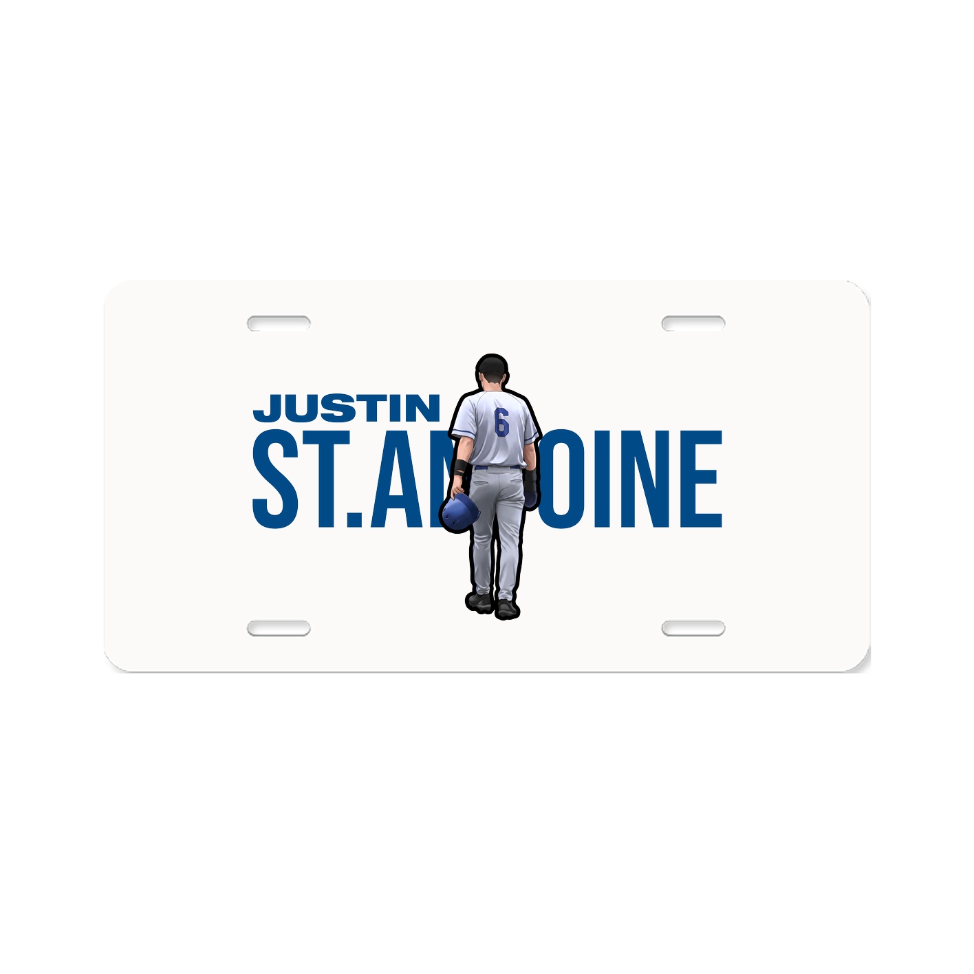 License Plate — Player Name in Classic