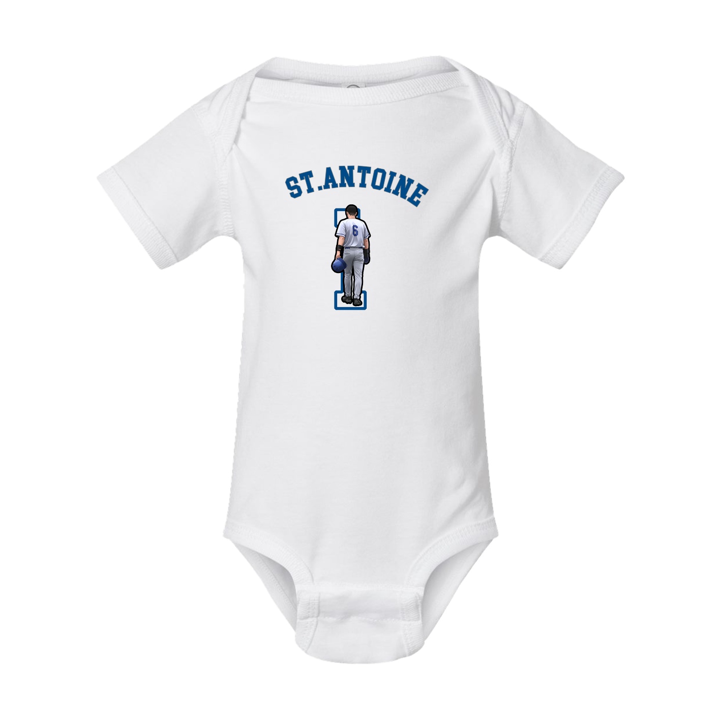 Baby Onesie — Shirsey Arch in White