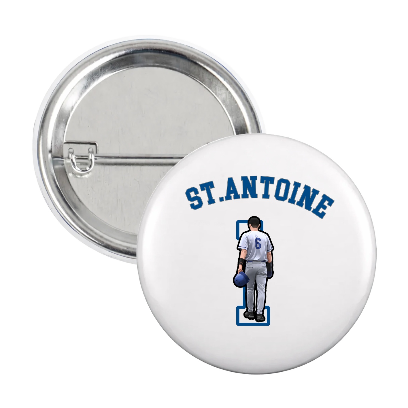 Game Day Button — Shirsey Arch in White