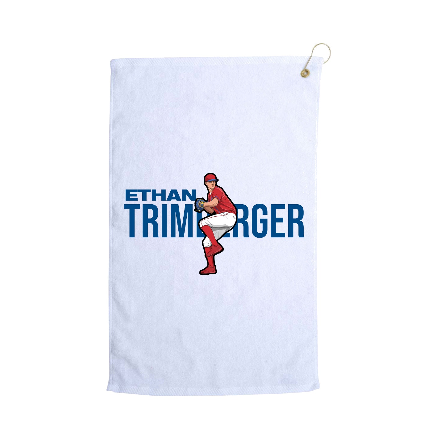 Golf Towel — Player Name in White