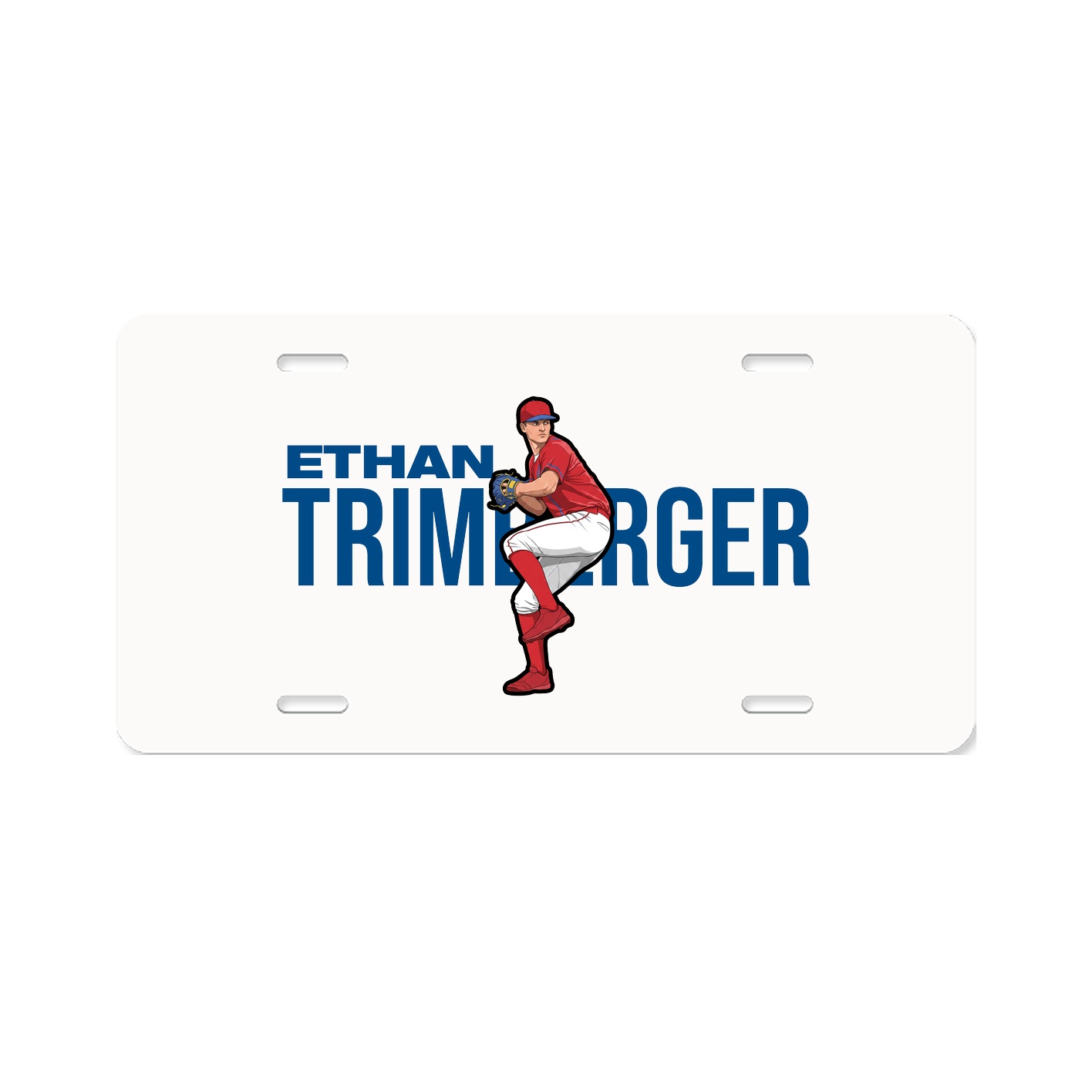 License Plate — Player Name in Classic