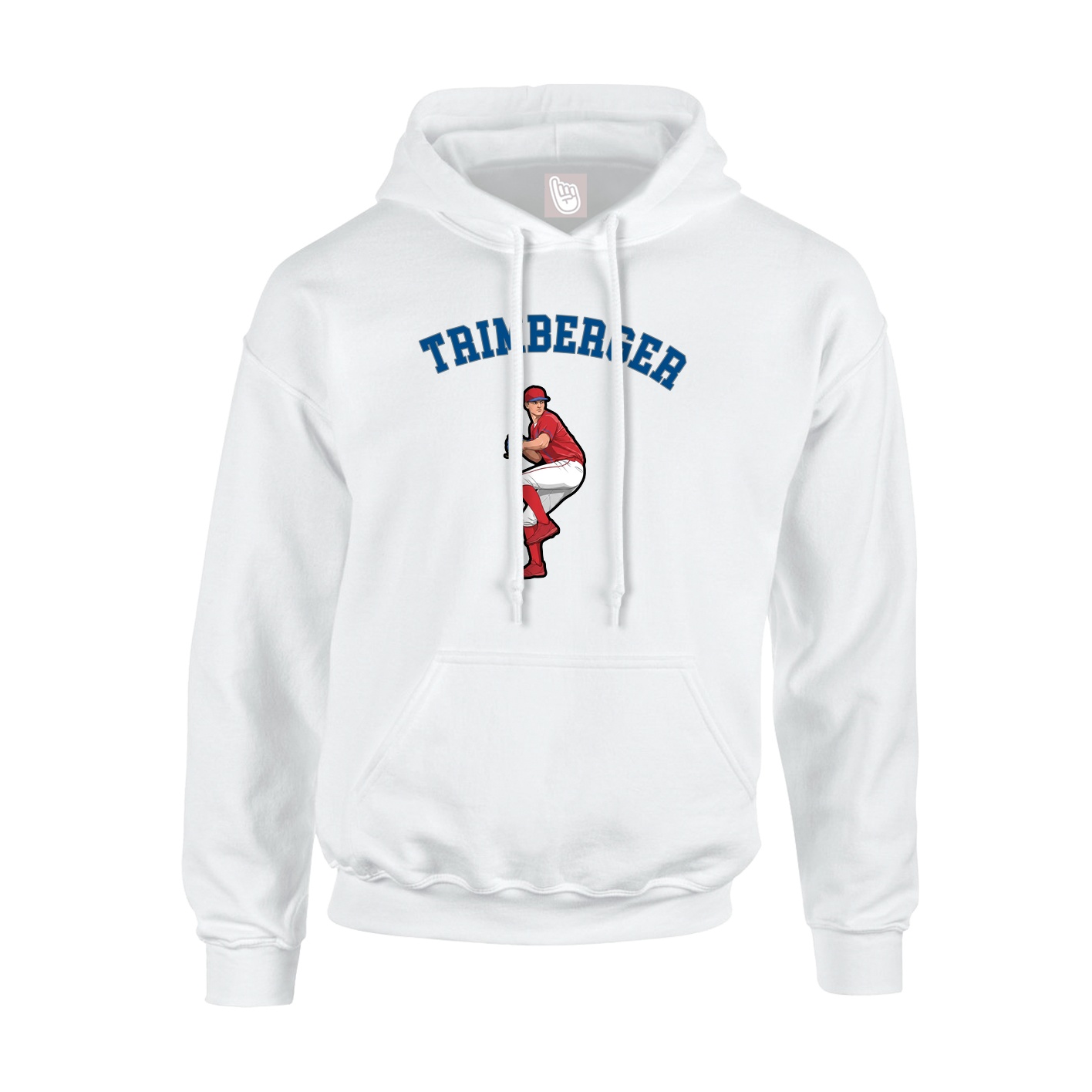Youth Hoodie — Shirsey Arch in White