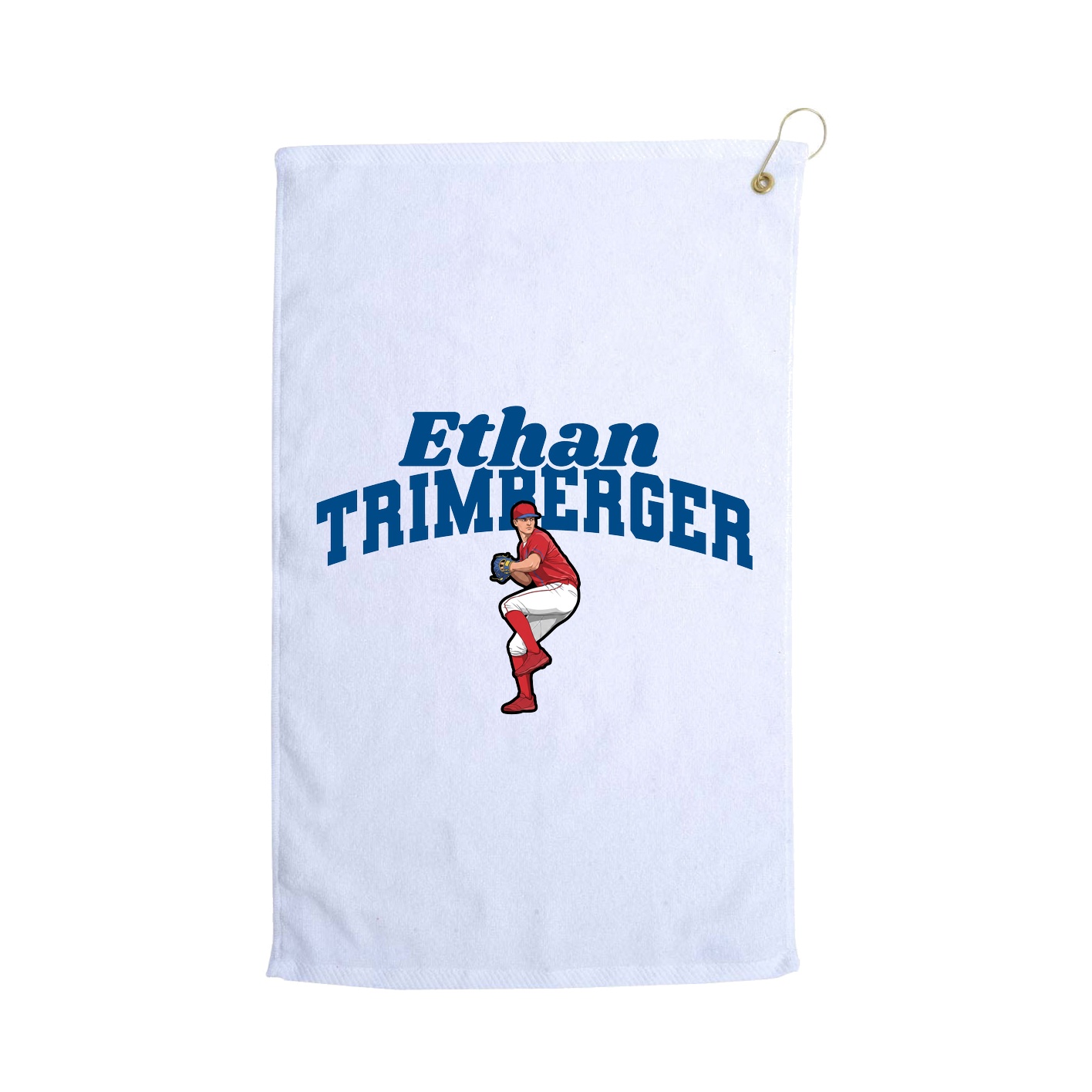 Golf Towel — Signature Arch in White