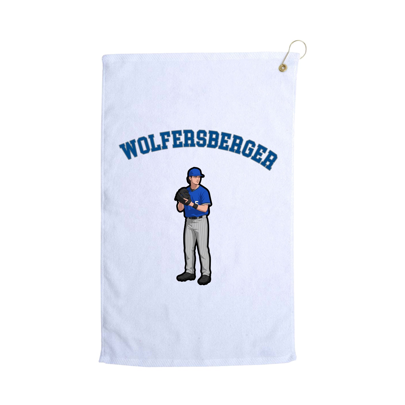 Golf Towel — Shirsey Arch in White