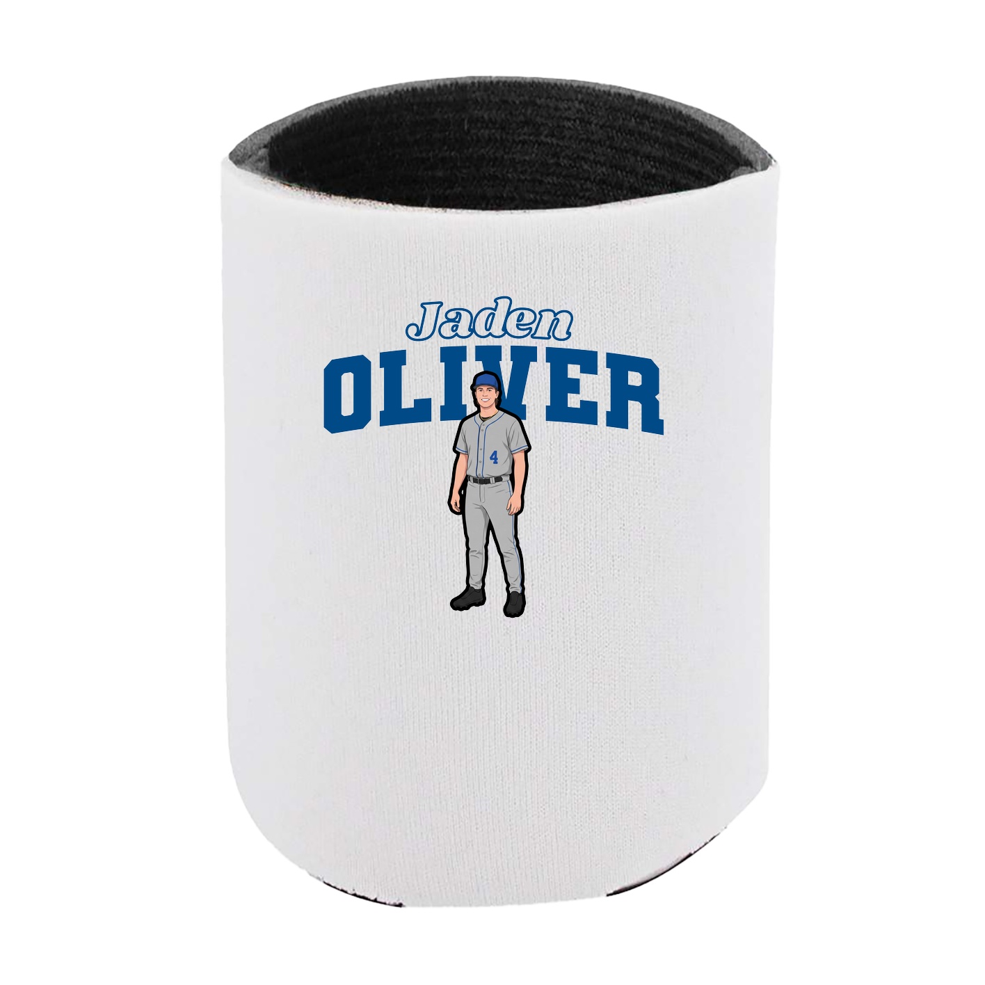 Can Holder — Name Arch in White