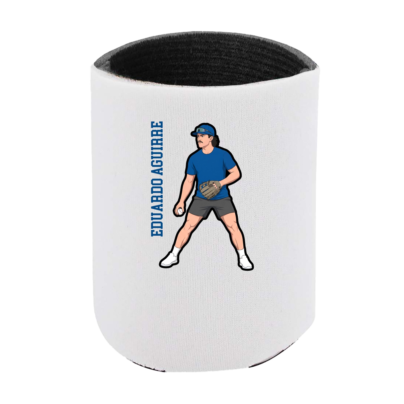 Can Holder — Name Vertical in White