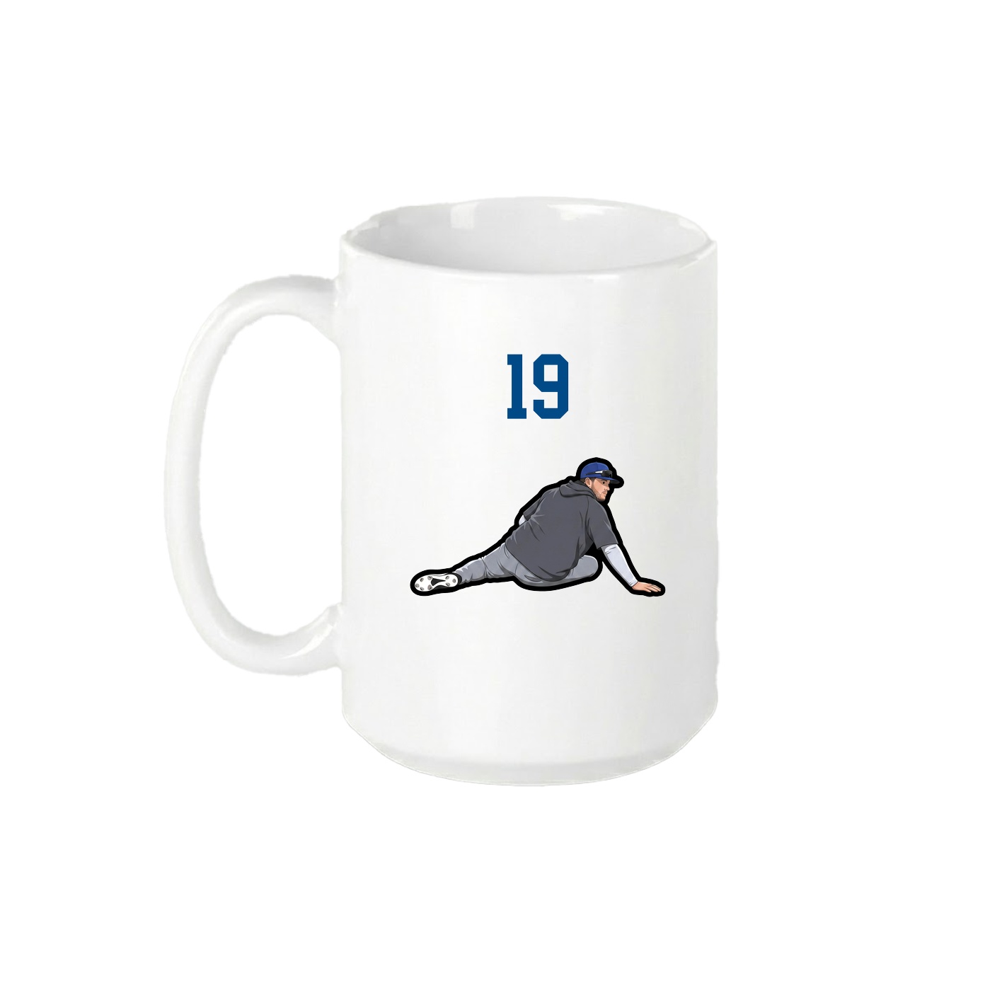 15oz Coffee Mug — Number Top in White