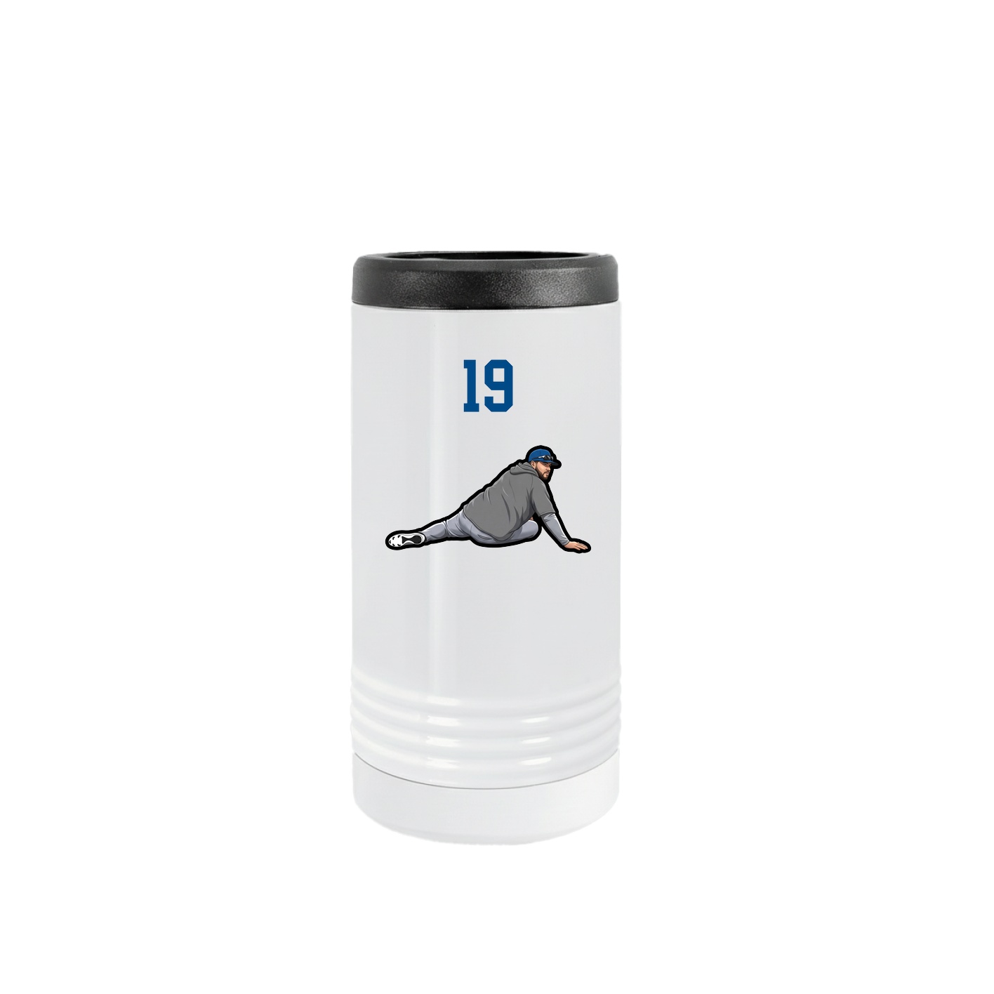 Slim Beverage Holder — Number Top in White