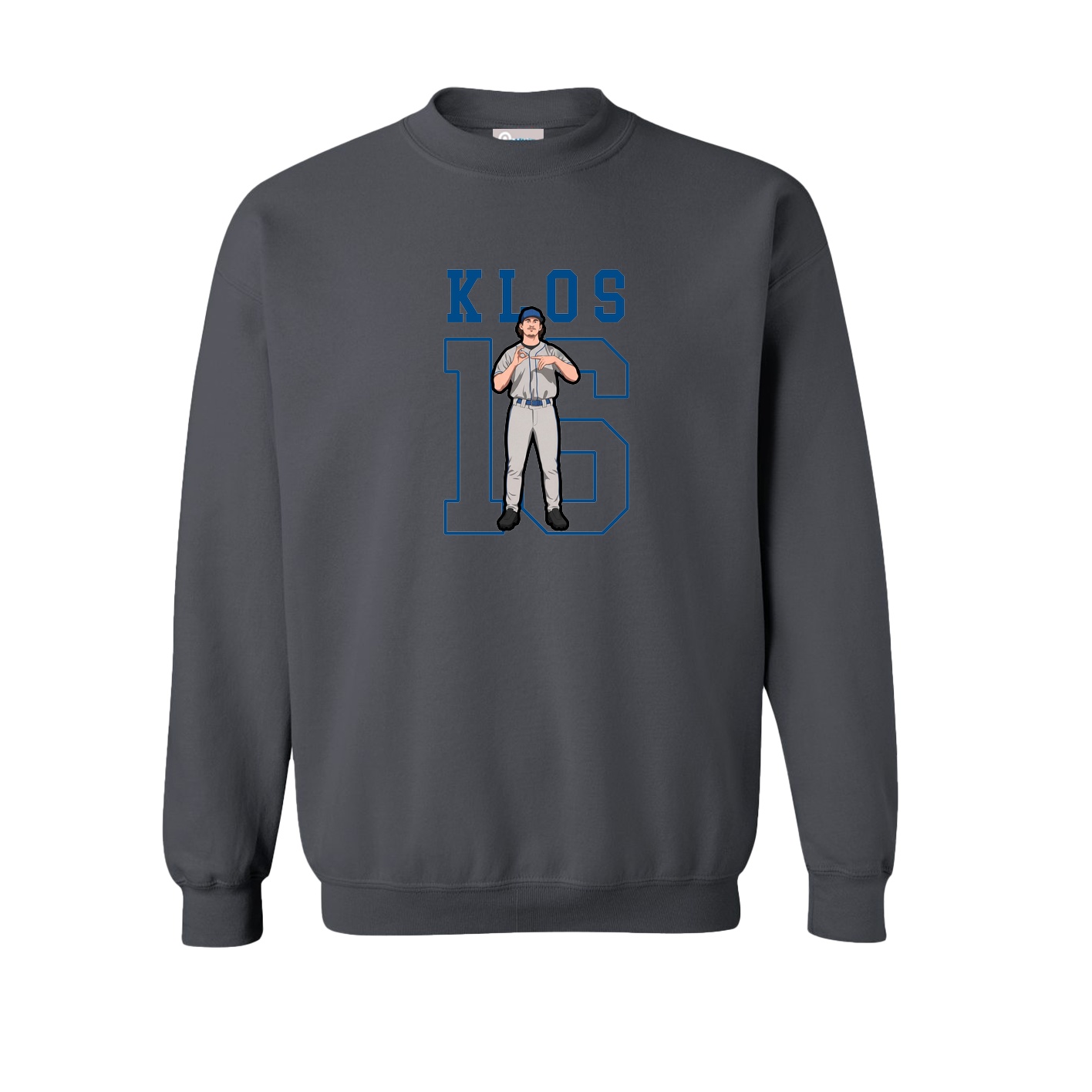 Fleece Crew — Shirsey in Grey