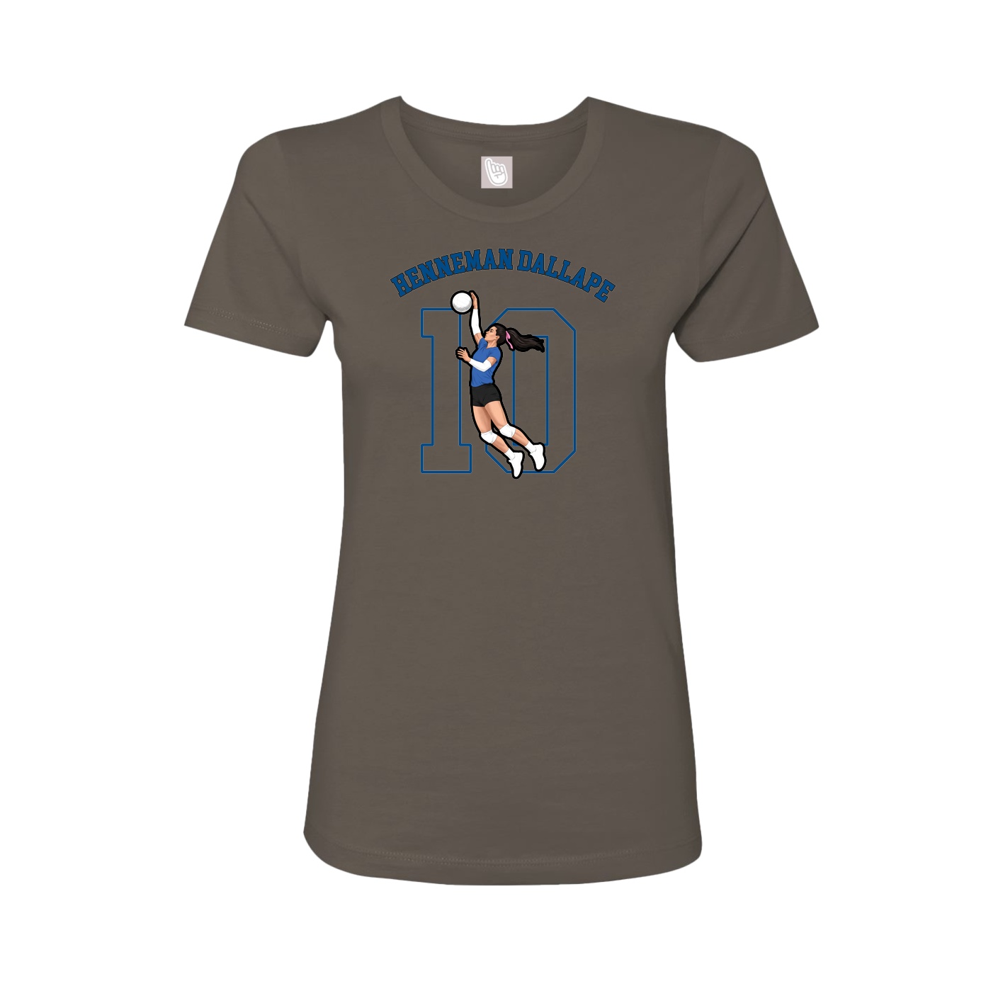 Fitted Women's Tee — Shirsey Arch in Grey