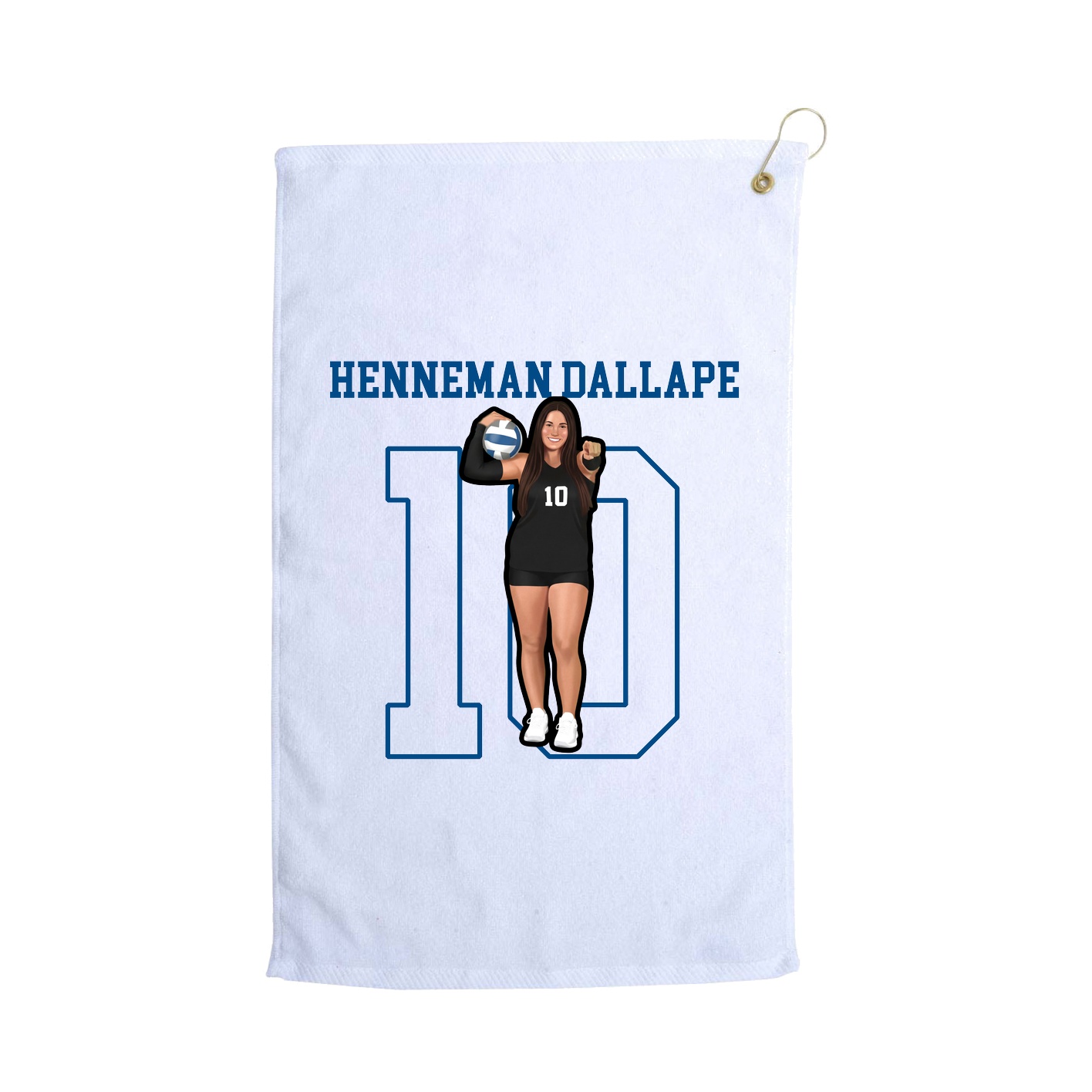 Golf Towel — Shirsey in White