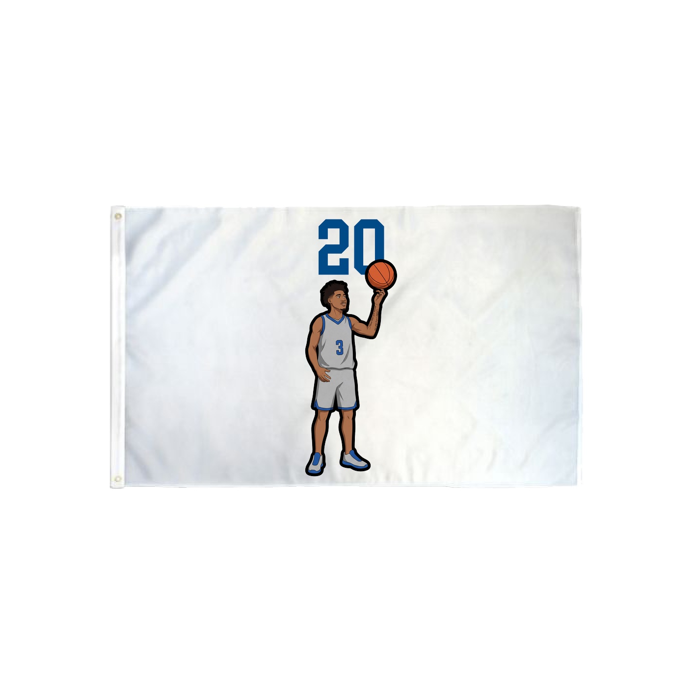 3x5 Flag — Number Top in Classic