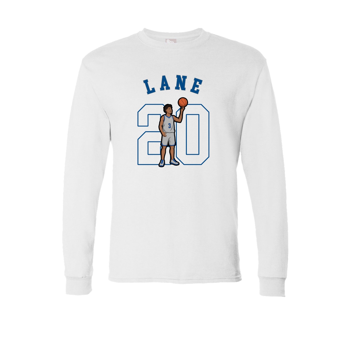 Long Sleeve Tee — Shirsey Arch in White