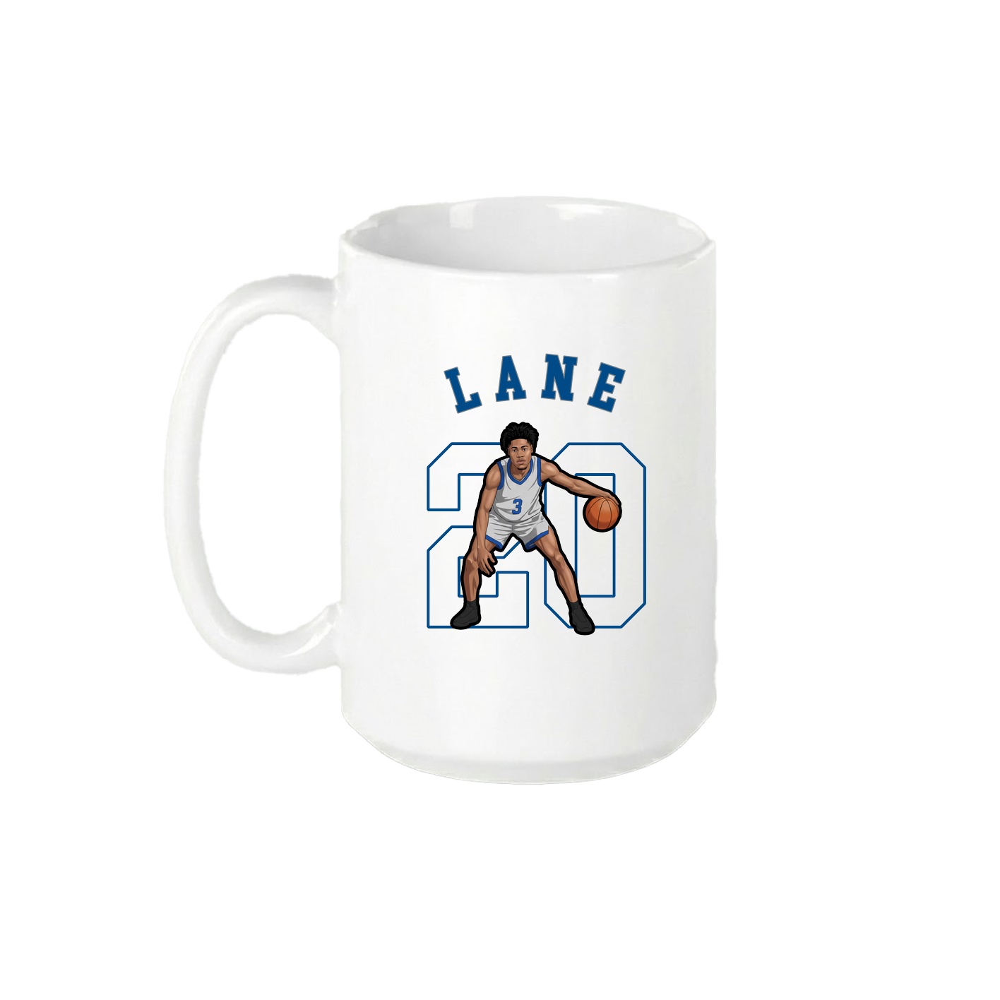 15oz Coffee Mug — Shirsey Arch in White