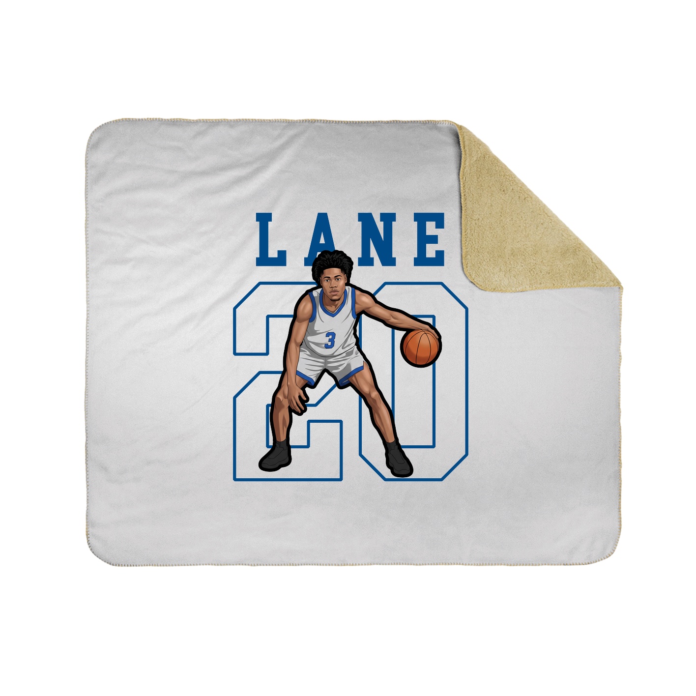 50x60 Sherpa Lined Throw Blanket
